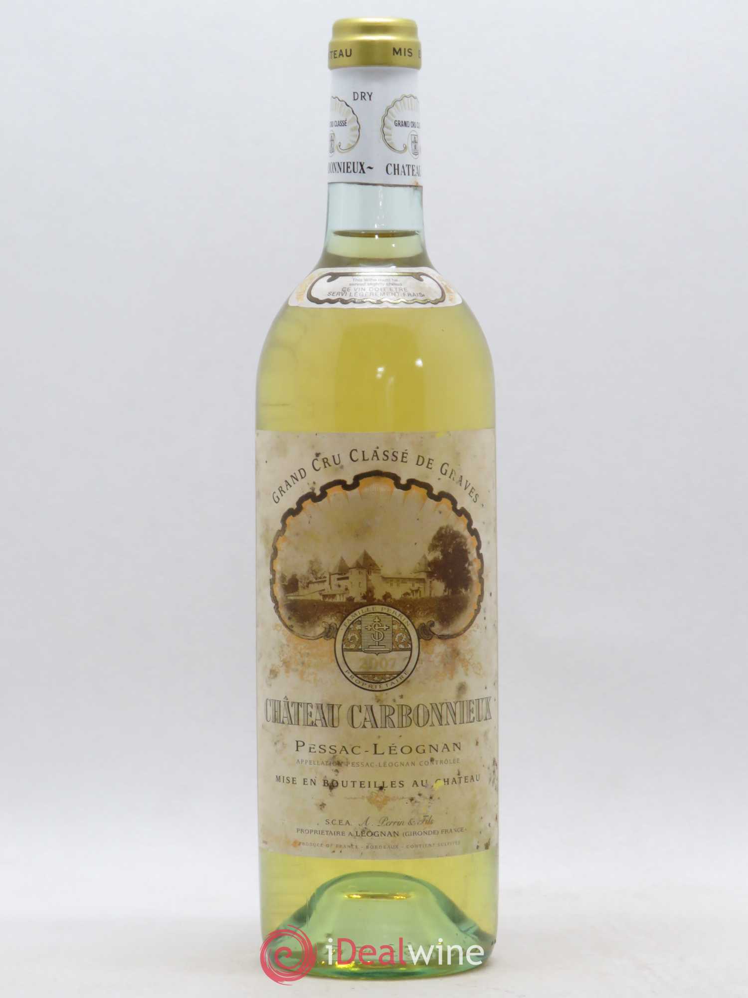 Château Carbonnieux Cru Classé de Graves 2007 - Lot de 1 bouteille - 0