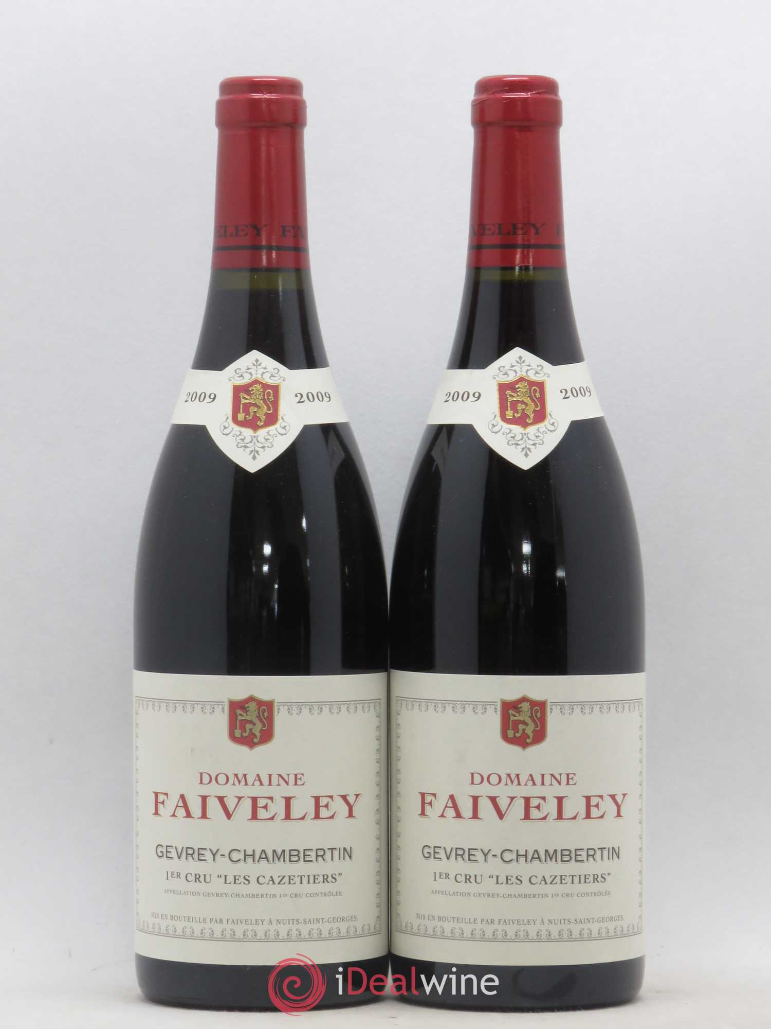 Gevrey-Chambertin 1er Cru Les Cazetiers Faiveley 2009 - Lot de 2 bouteilles - 0
