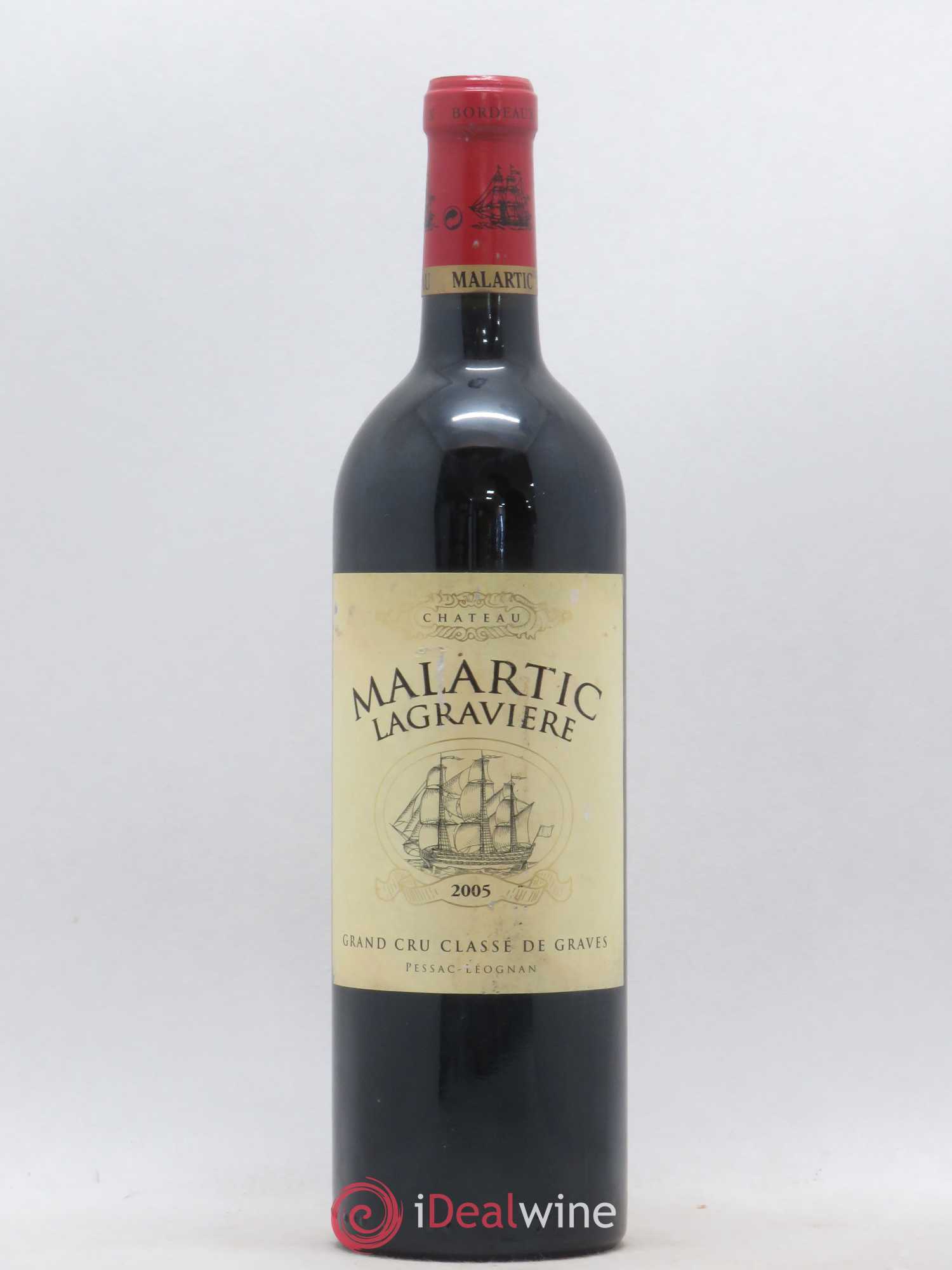 Château Malartic-Lagravière Cru Classé de Graves 2005 - Lot de 1 bouteille - 0