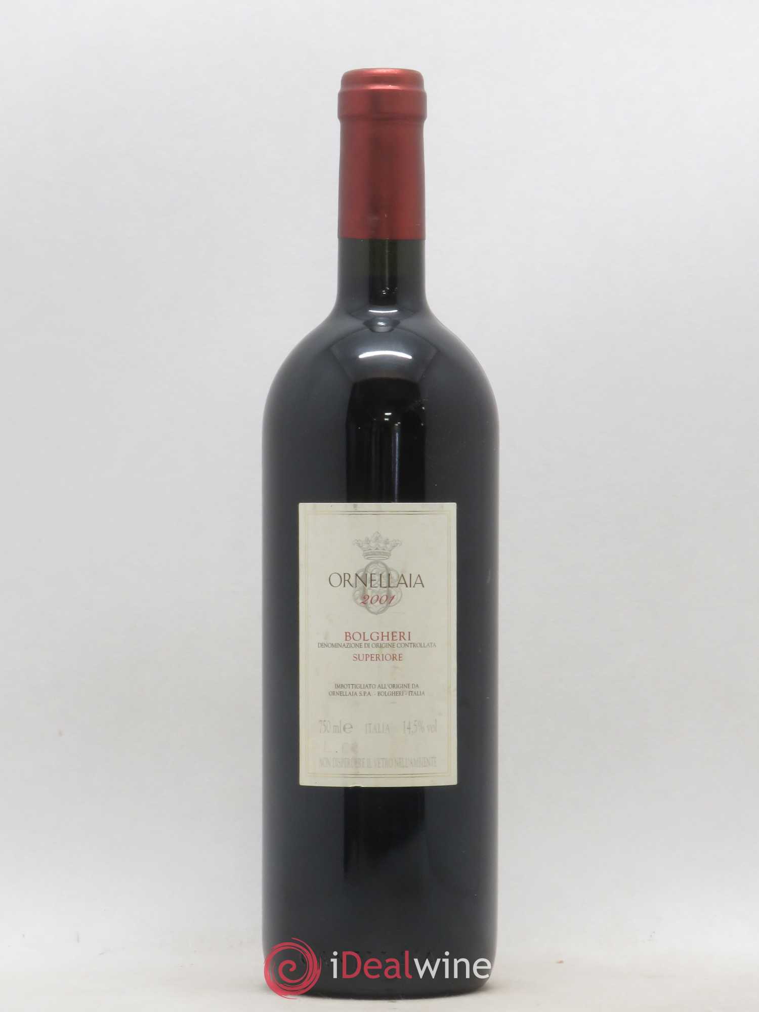 Bolgheri DOC Superiore Ornellaia Tenuta Dell'Ornellaia - Frescobaldi 2001 - Lot de 1 bouteille - 1