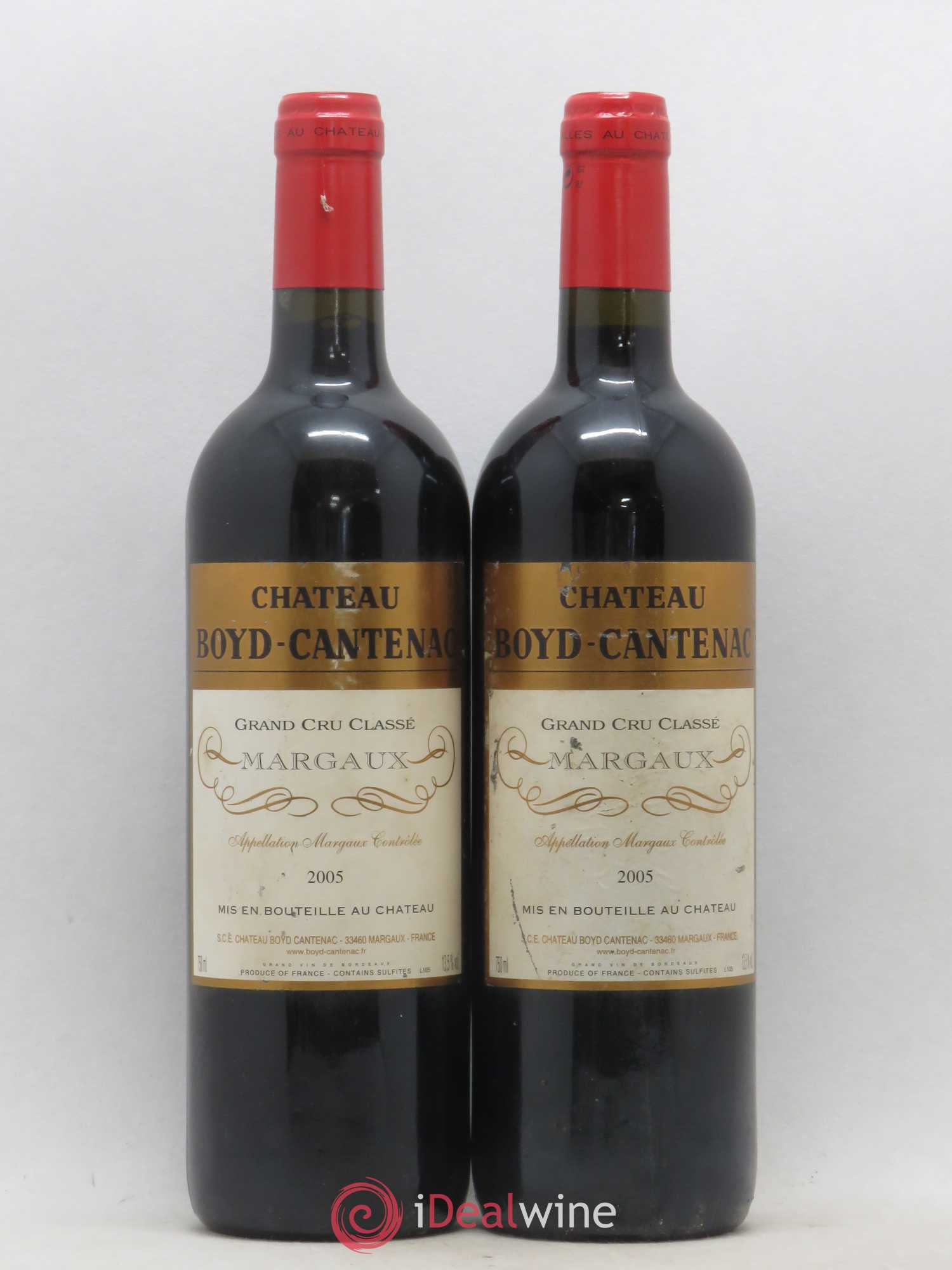 Château Boyd Cantenac 3ème Grand Cru Classé 2005 - Lot de 2 bouteilles - 0