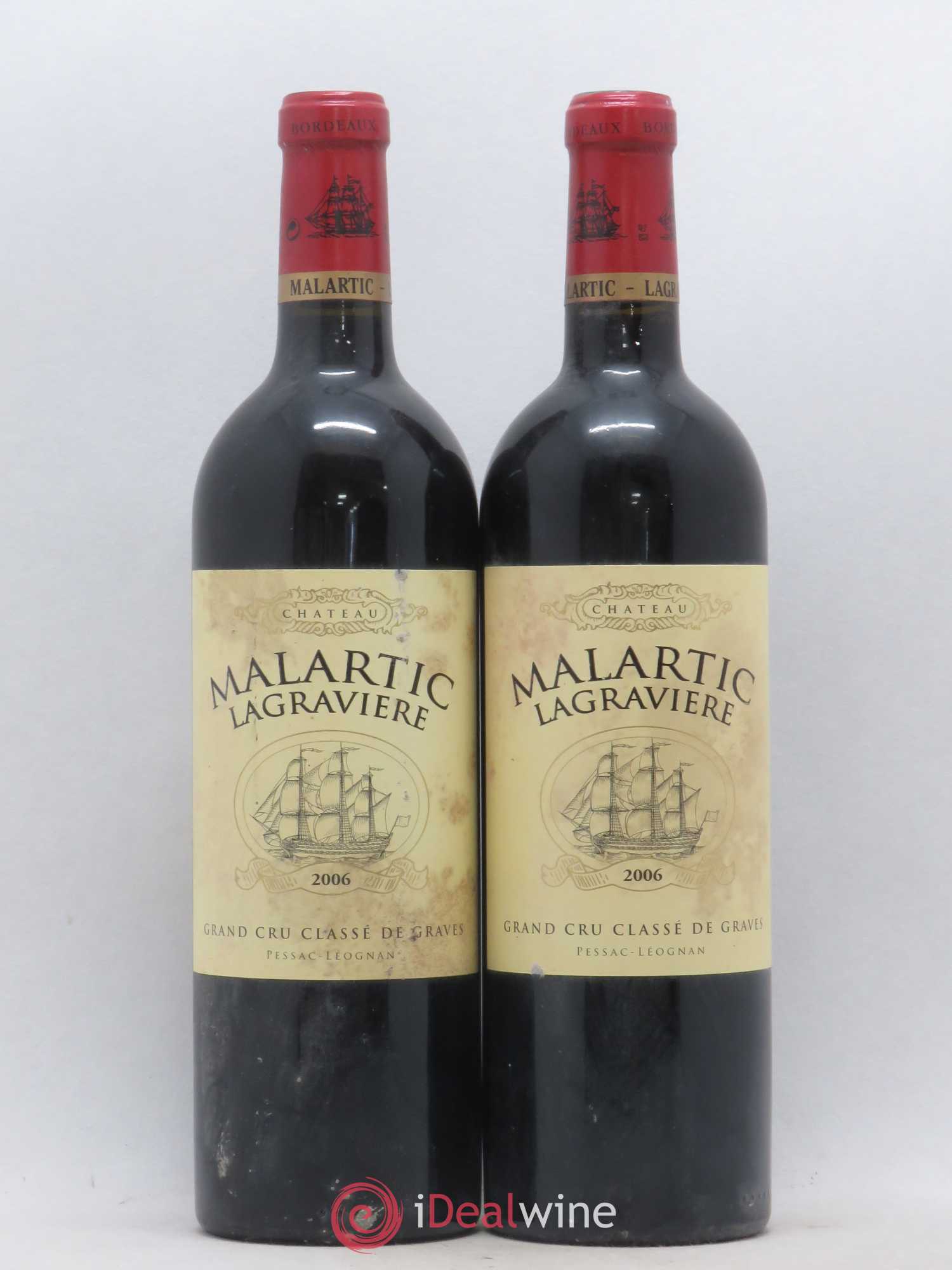 Château Malartic-Lagravière Cru Classé de Graves 2006 - Lot de 2 bouteilles - 0
