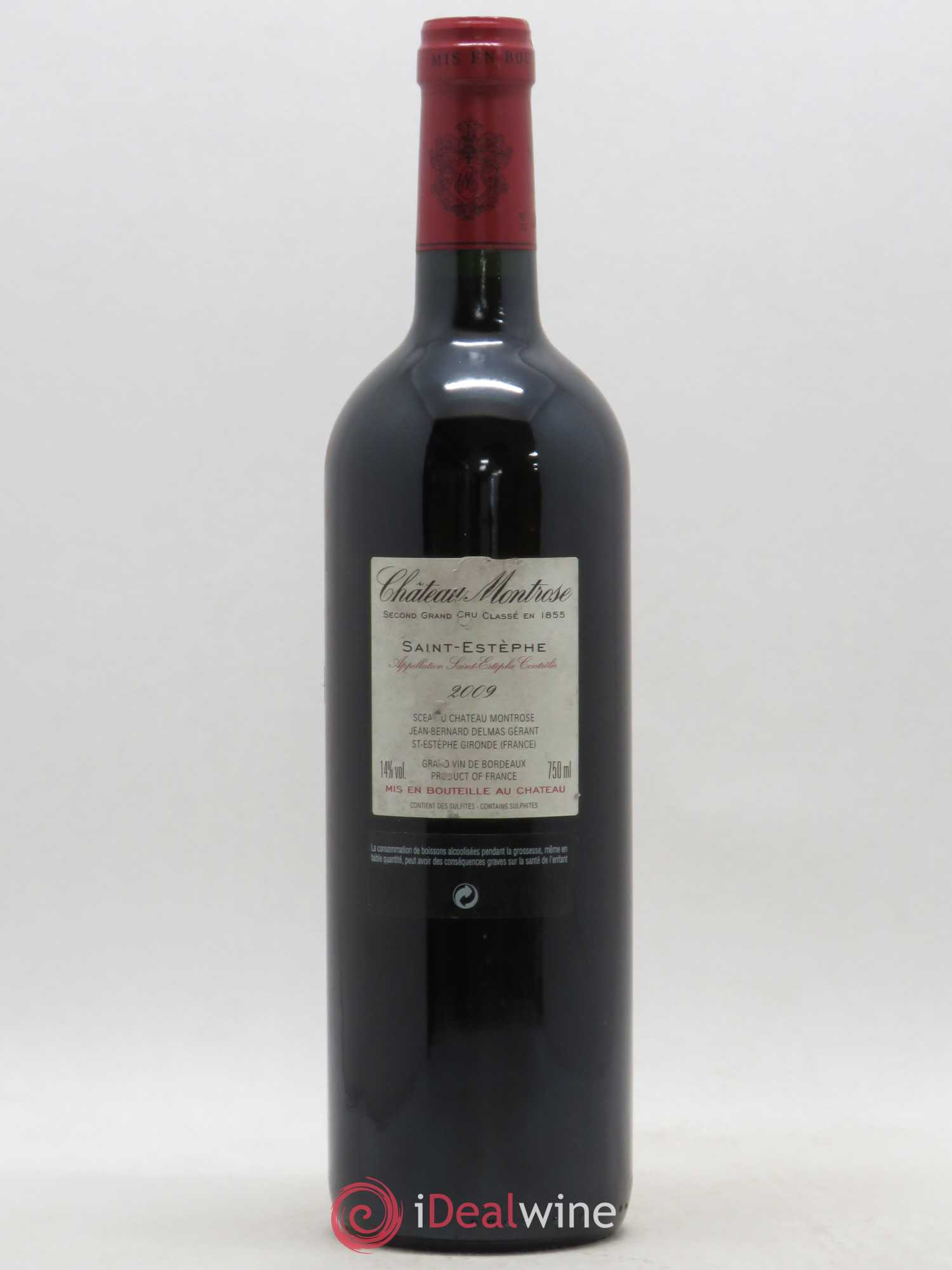 Château Montrose 2ème Grand Cru Classé 2009 - Lot de 1 bouteille - 1