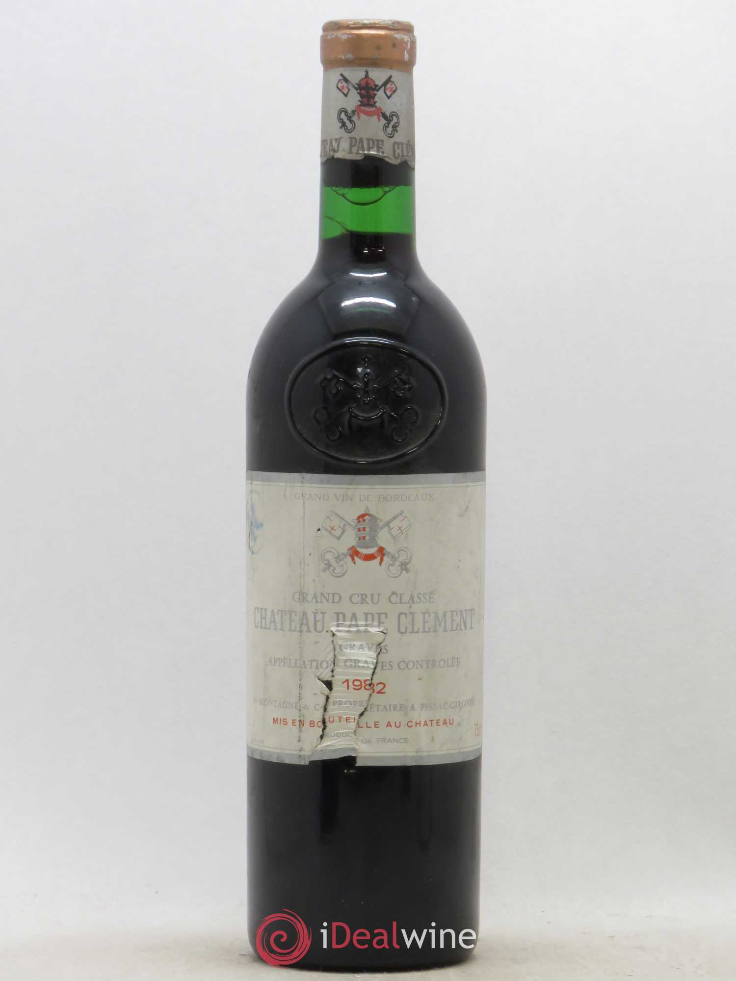 Château Pape Clément Cru Classé de Graves 1982 - Lot de 1 bouteille - 0