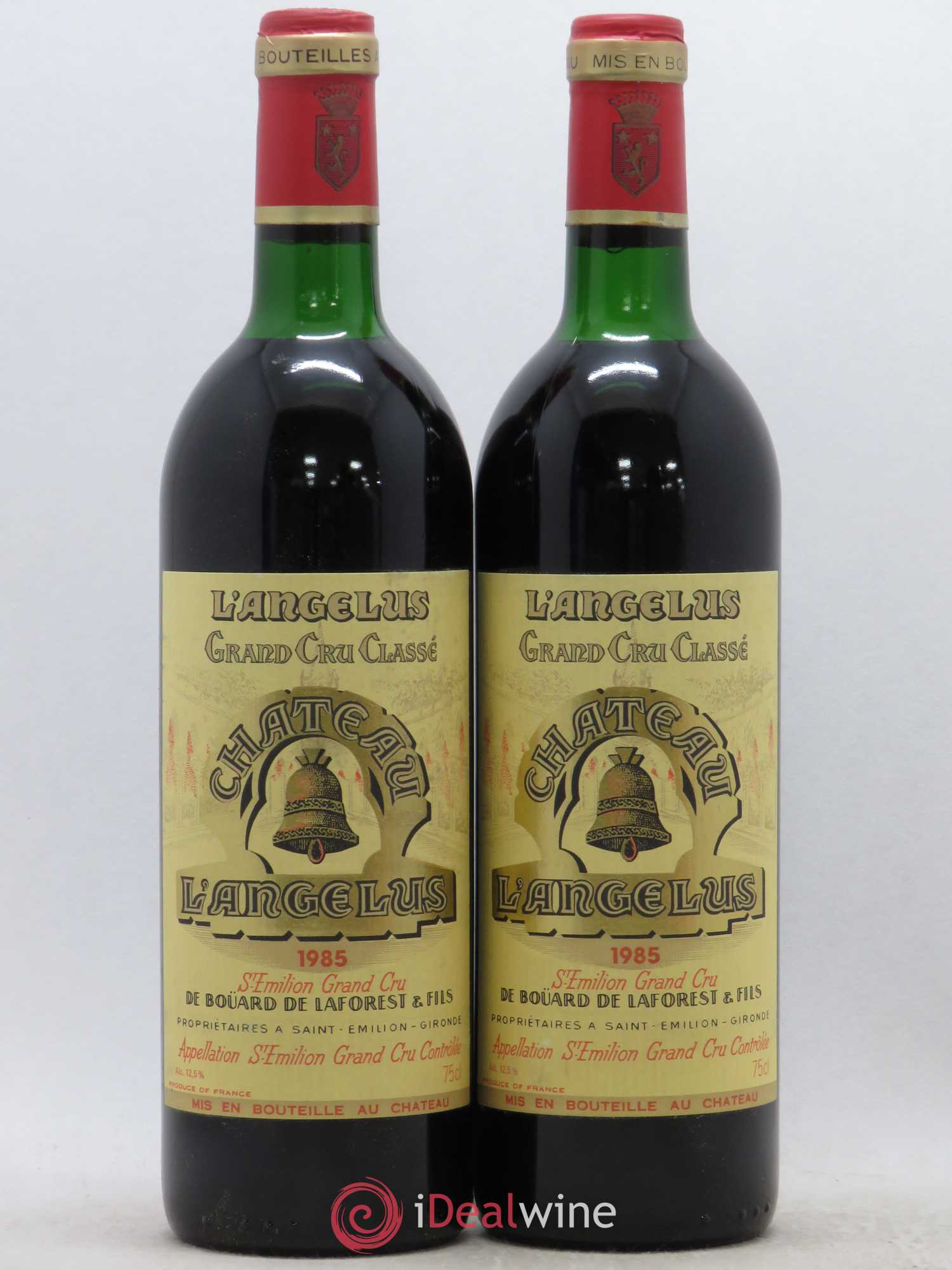 Château Angélus 1er Grand Cru Classé A 1985 - Lot de 2 bouteilles - 0