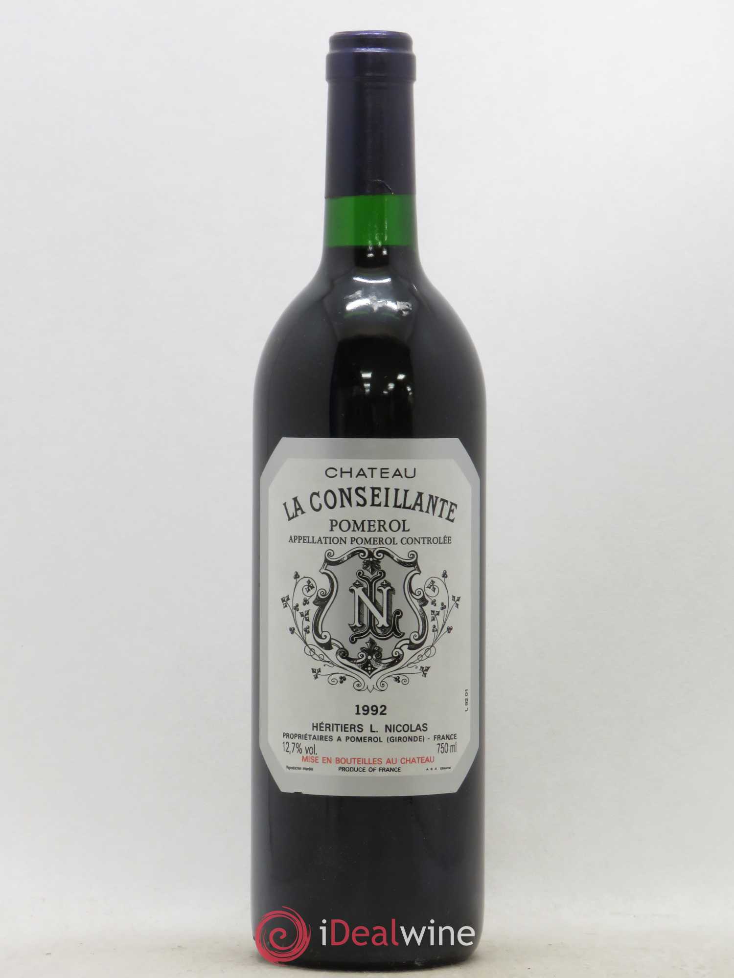 Château la Conseillante 1992 - Lot de 1 bouteille - 0