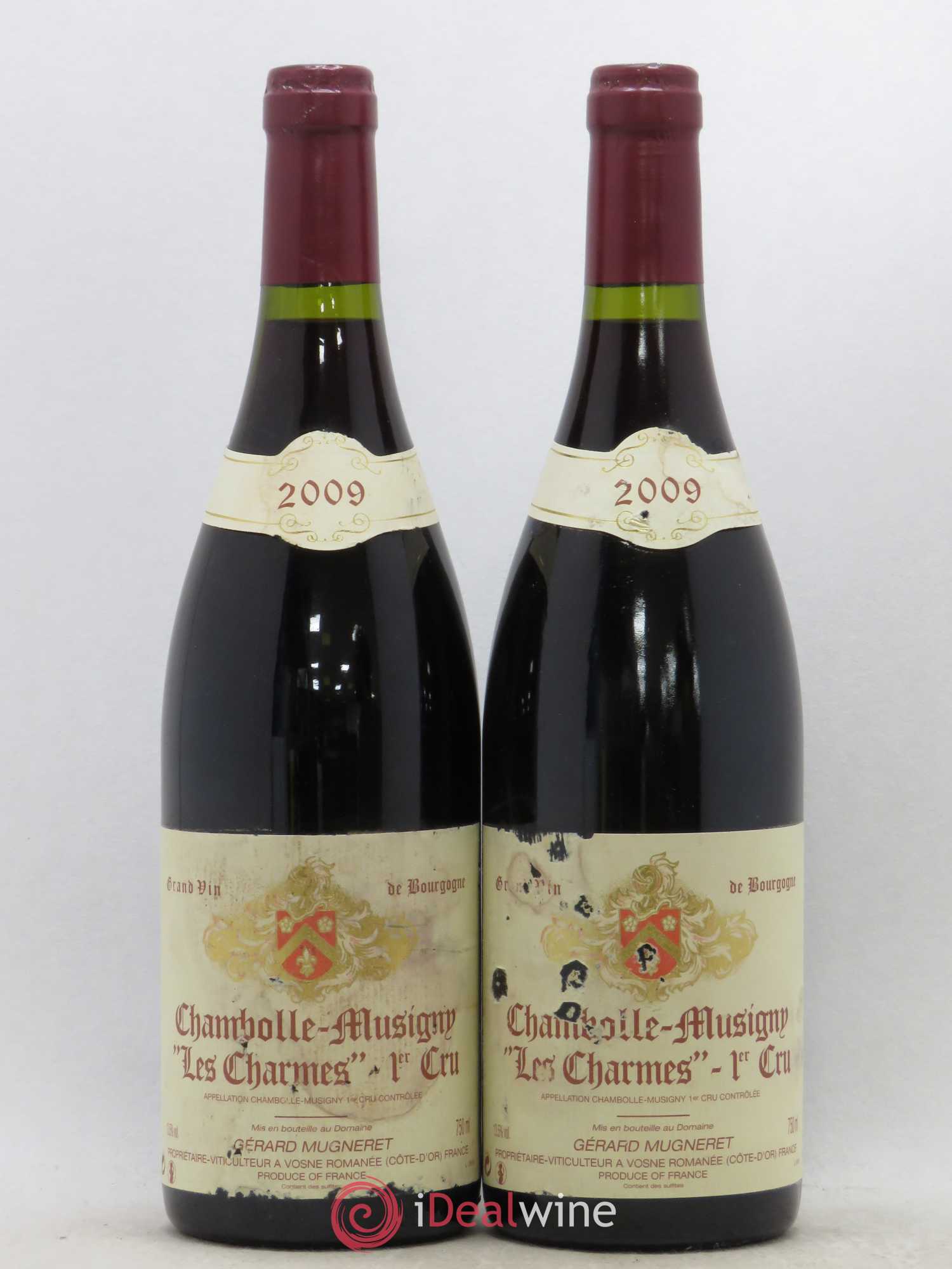 Chambolle-Musigny 1er Cru Les Charmes Gérard Mugneret 2009 - Lot de 2 bouteilles - 0