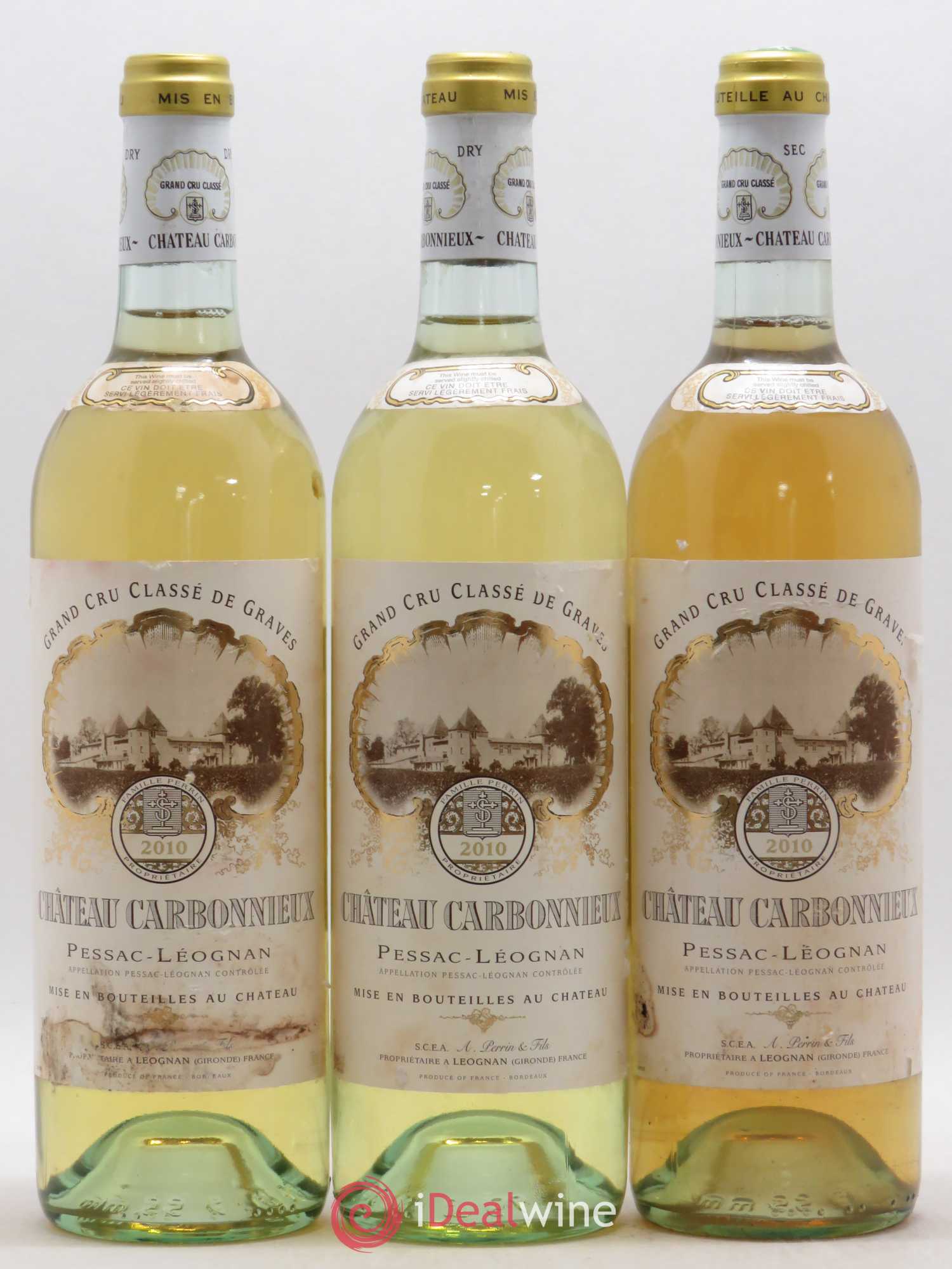 Château Carbonnieux Cru Classé de Graves 2010 - Lot de 6 bouteilles - 1