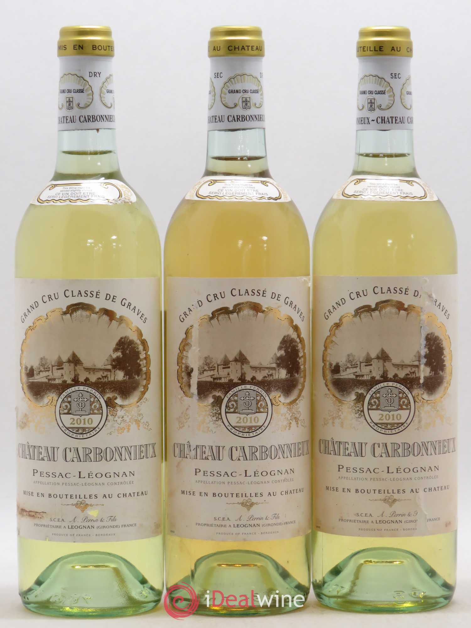 Château Carbonnieux Cru Classé de Graves 2010 - Lot de 6 bouteilles - 2