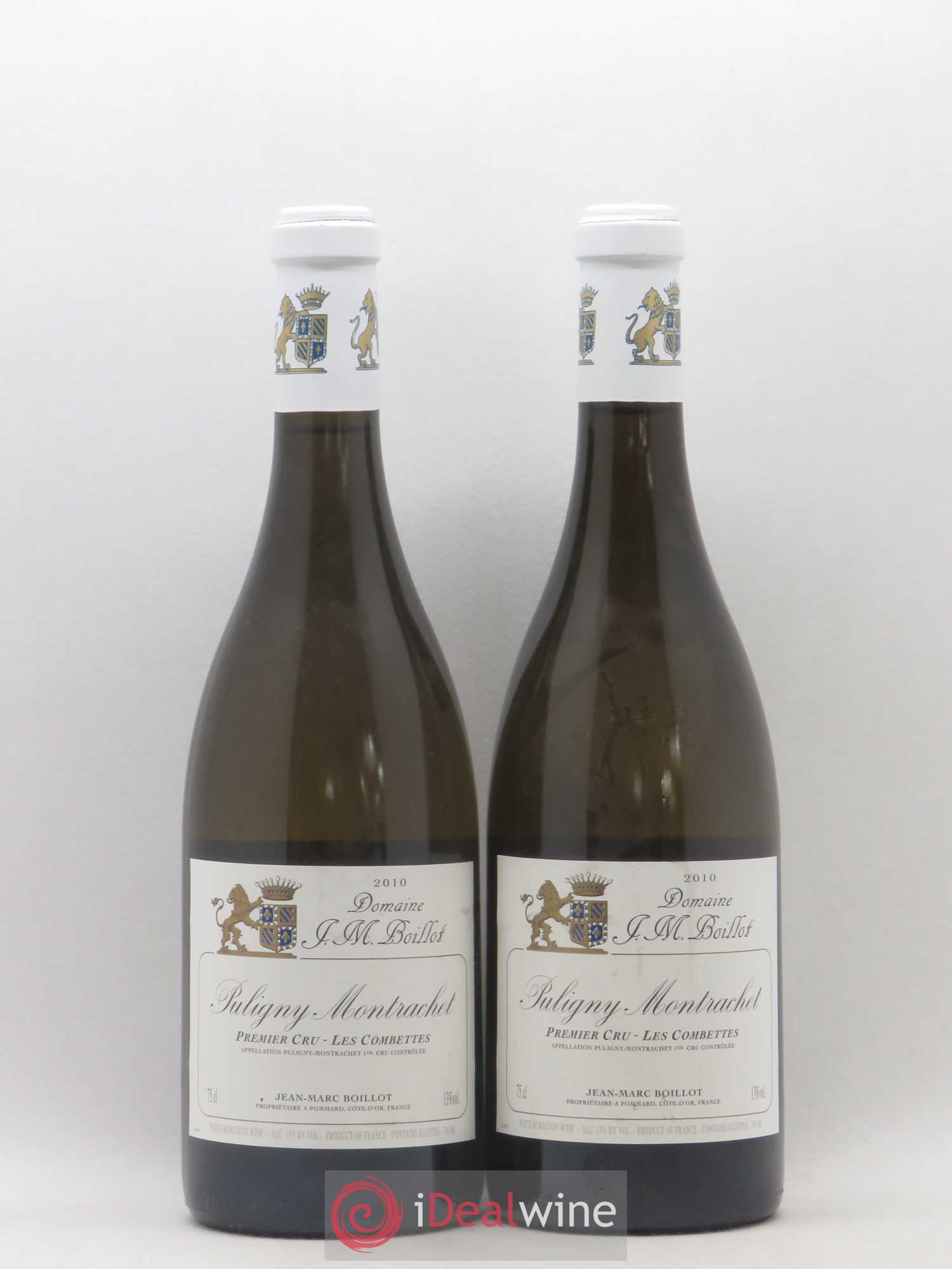 Puligny-Montrachet 1er Cru Les Combettes Jean-Marc Boillot 2010 - Lot de 2 bouteilles - 0