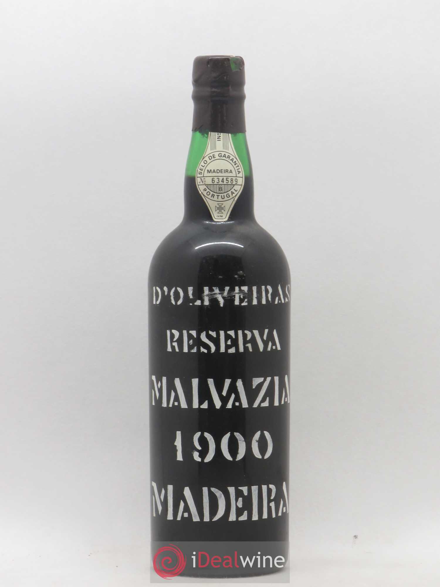 Madère D Oliveiras Reserva Malvazia 1900 - Posten von 1 Flasche - 0