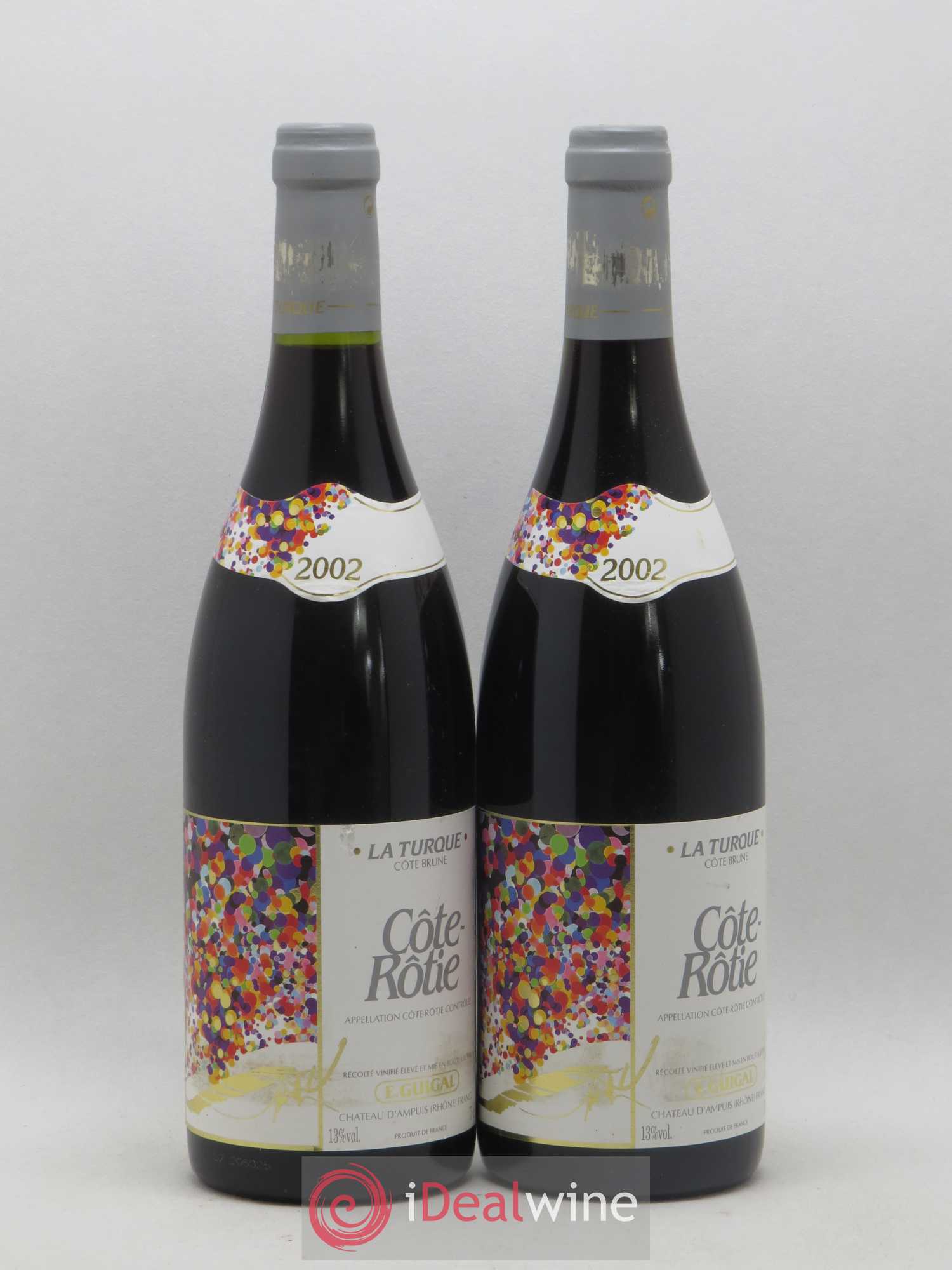 Côte-Rôtie La Turque Guigal 2002 - Lot de 2 bouteilles - 0
