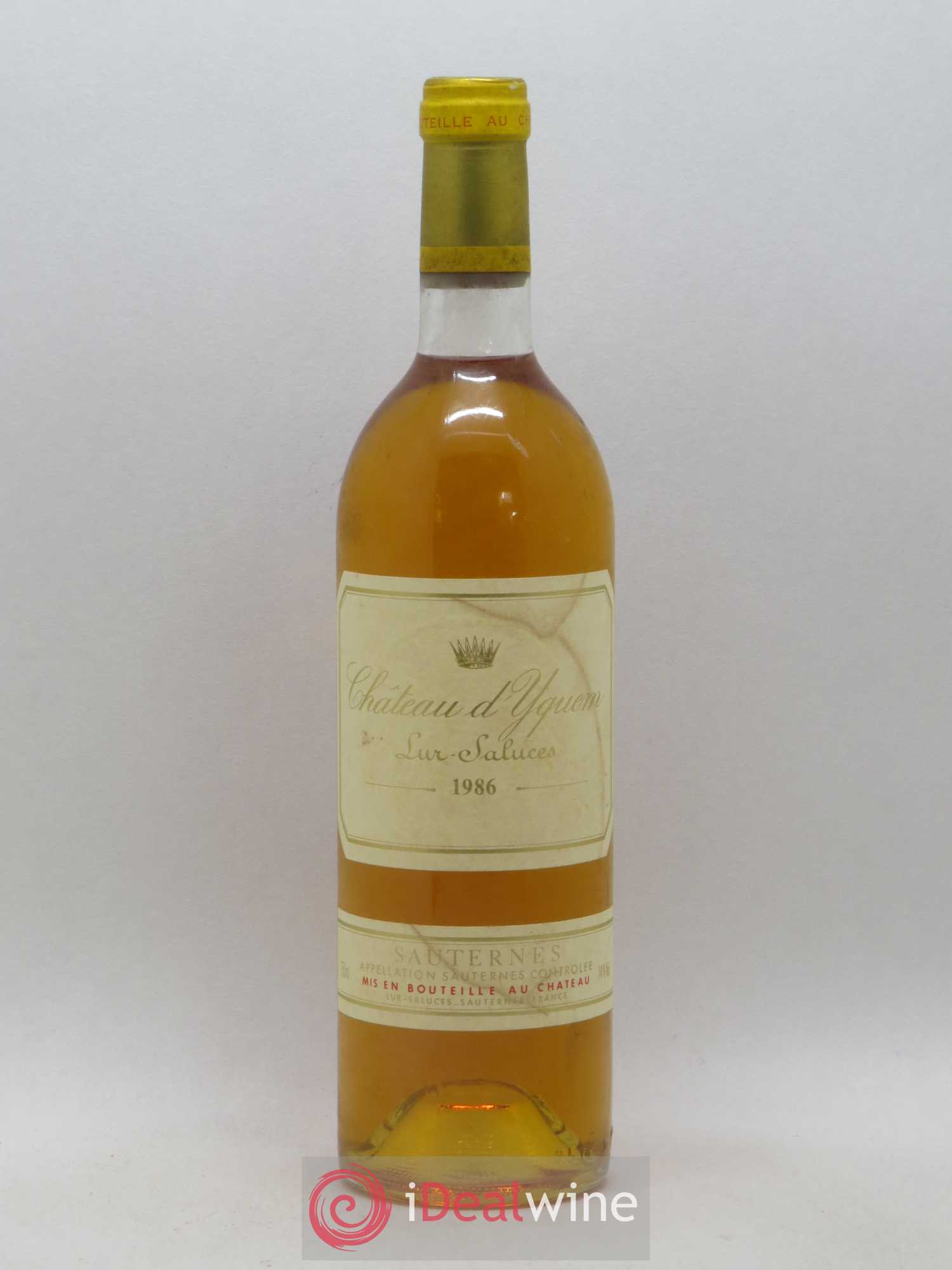 Château d' Yquem 1er Cru Classé Supérieur 1986 - Lotto di 1 bottiglia - 0