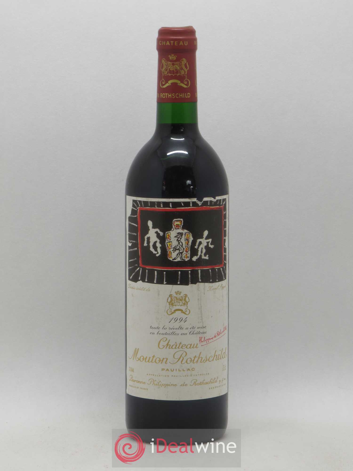 Château Mouton Rothschild 1er Grand Cru Classé 1994 - Lot de 1 bouteille - 0