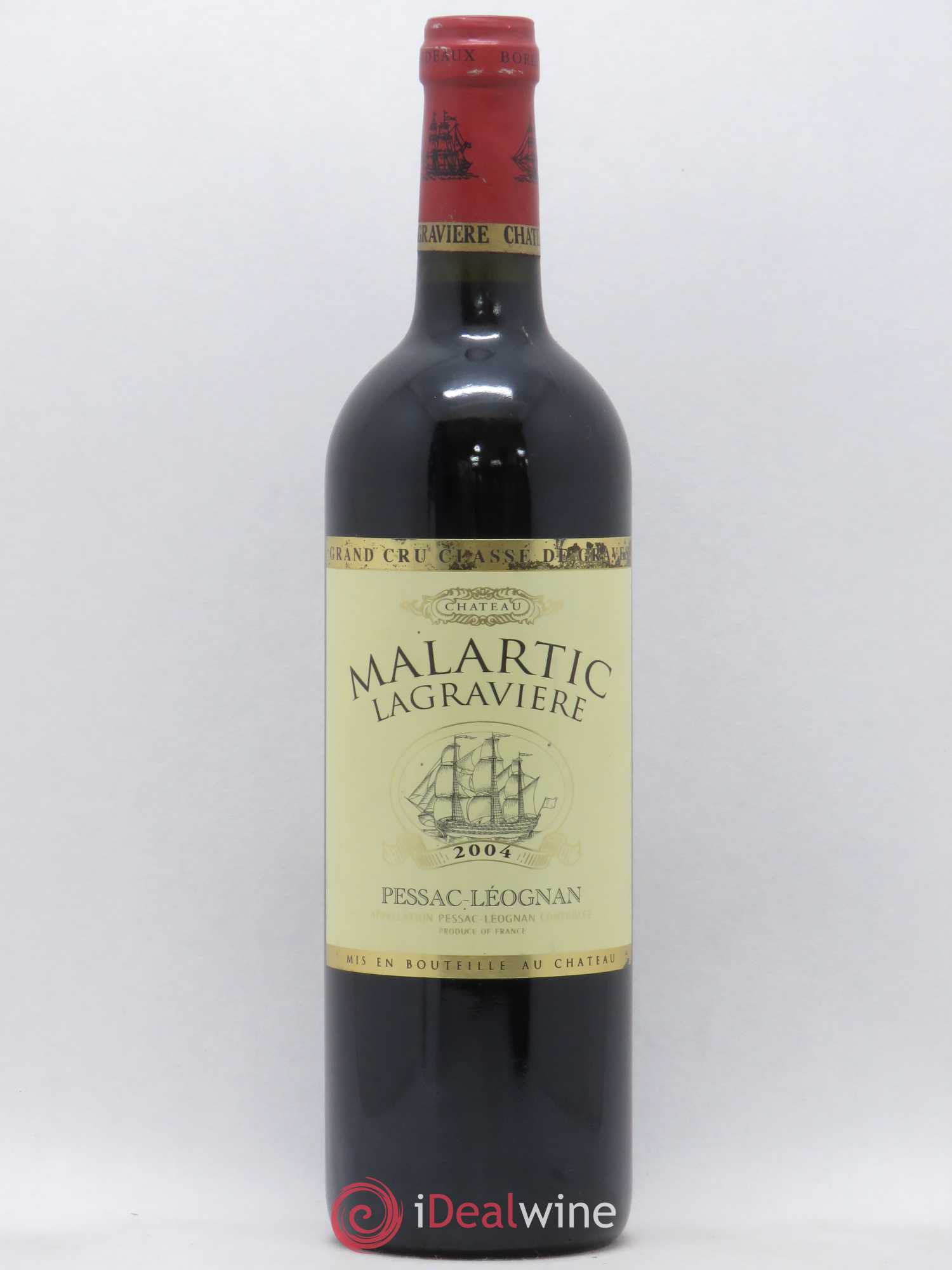 Château Malartic-Lagravière Cru Classé de Graves 2004 - Lot de 1 bouteille - 0