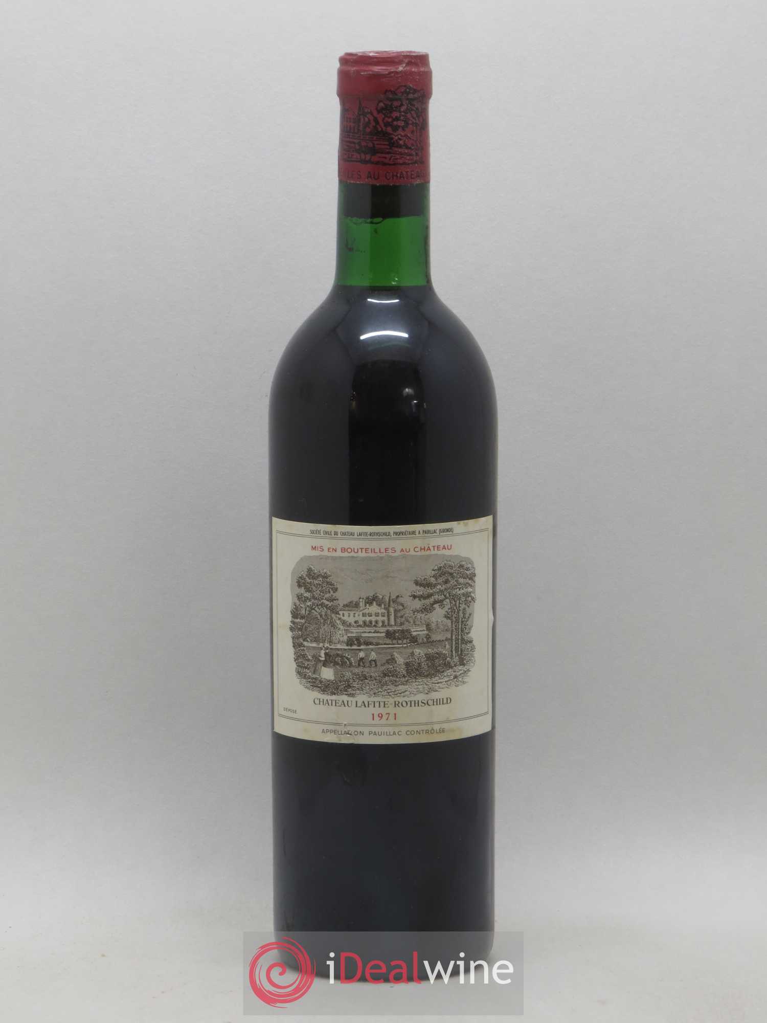 Château Lafite Rothschild 1er Grand Cru Classé 1971 - Lot de 1 bouteille - 0