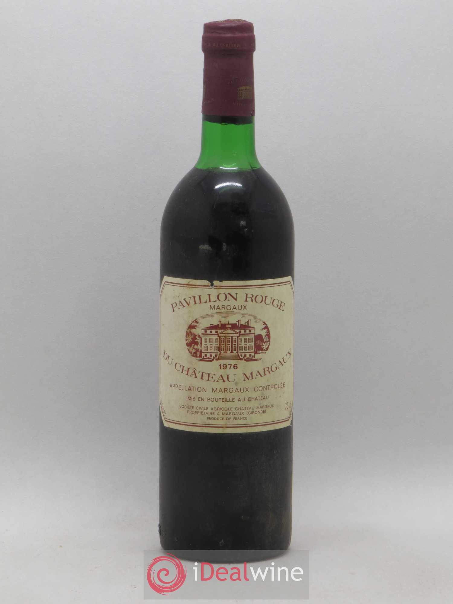 Pavillon Rouge du Château Margaux Second Vin 1976 - Lot de 1 bouteille - 0
