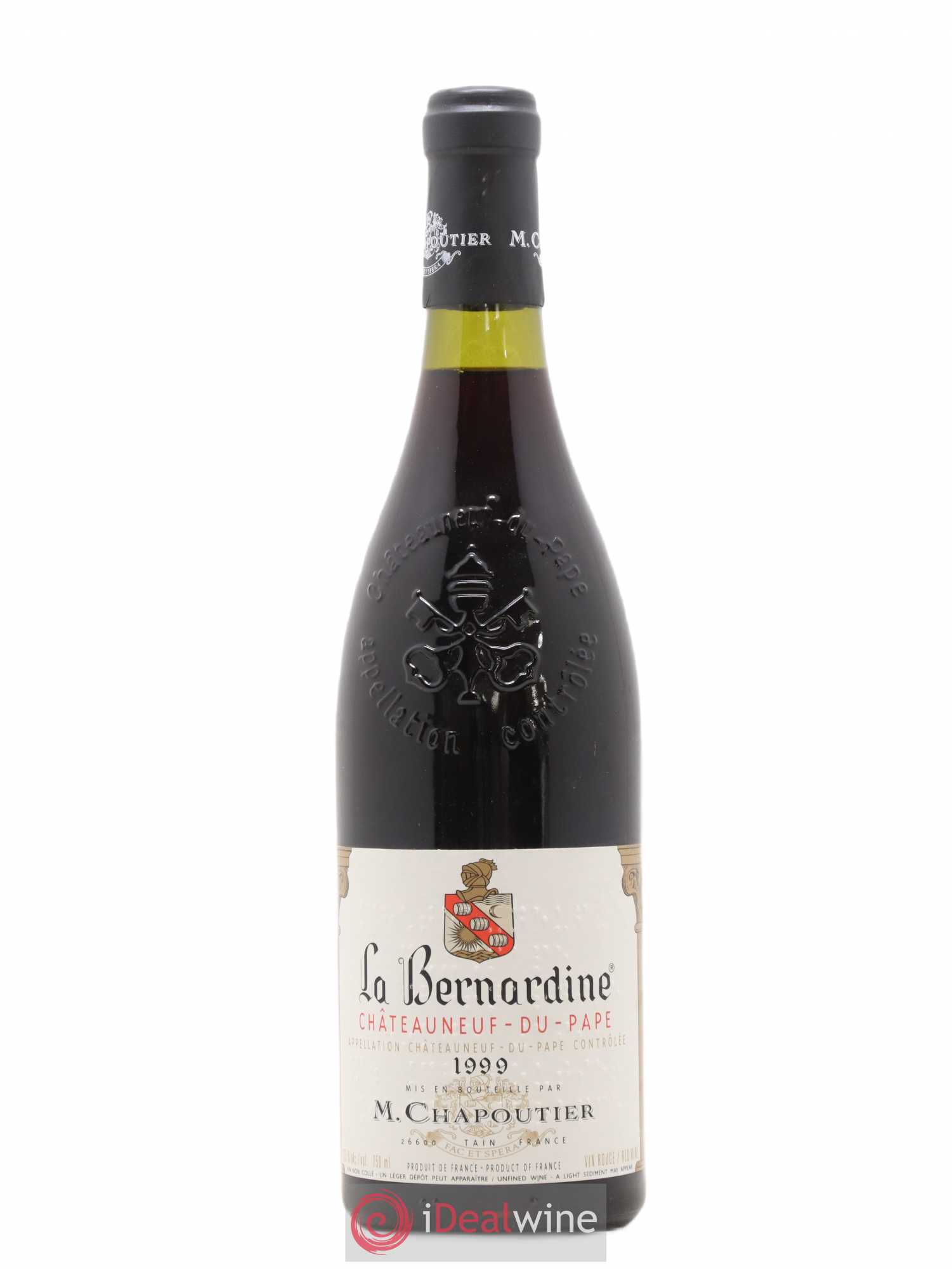Châteauneuf-du-Pape La Bernardine Chapoutier 1999 - Lot de 1 bouteille - 0