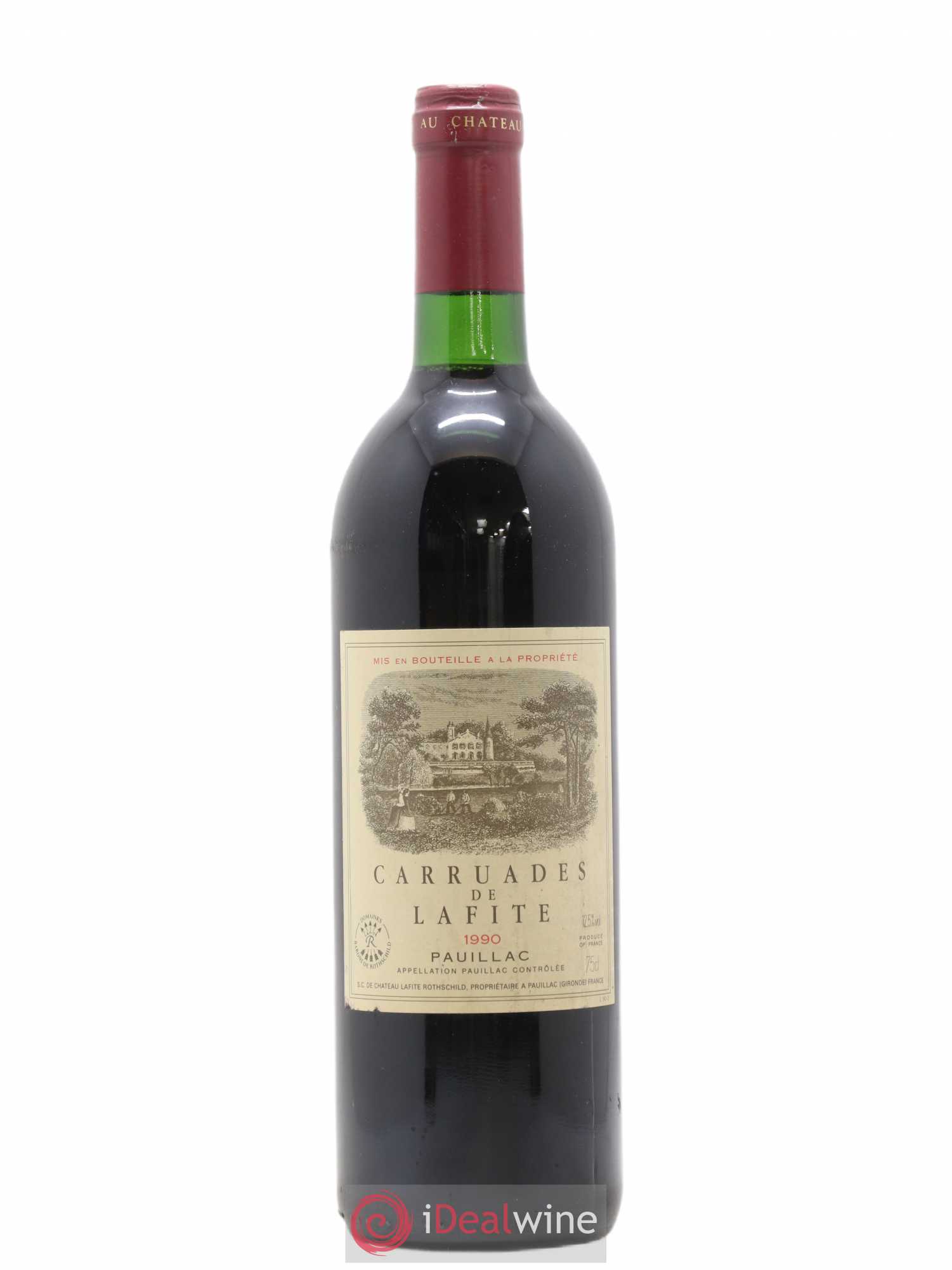 Carruades de Lafite Rothschild Second Vin 1990 - Lot de 1 bouteille - 0
