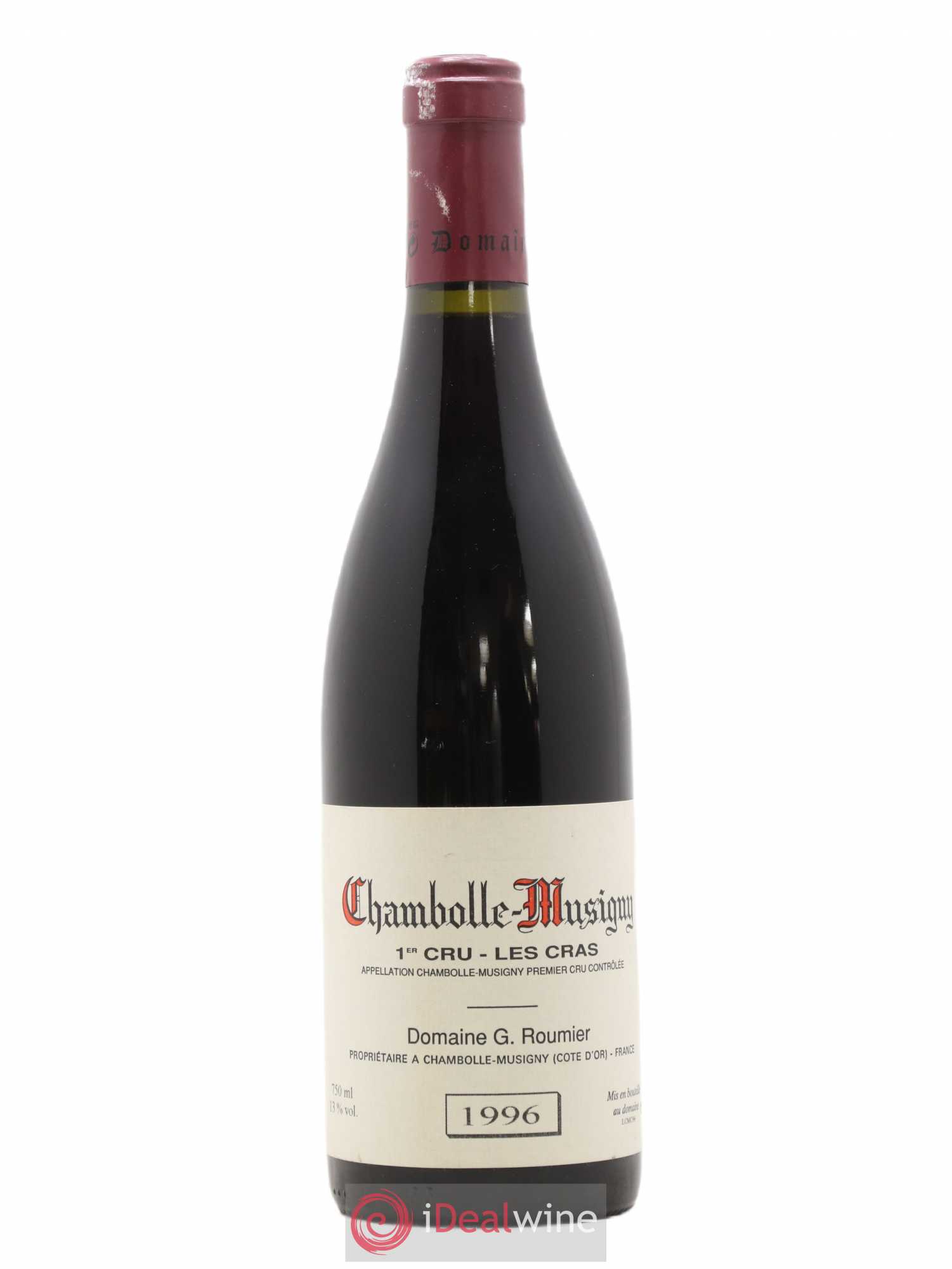 Chambolle-Musigny 1er Cru Les Cras Georges Roumier (Domaine) 1996 - Lot de 1 bouteille - 0