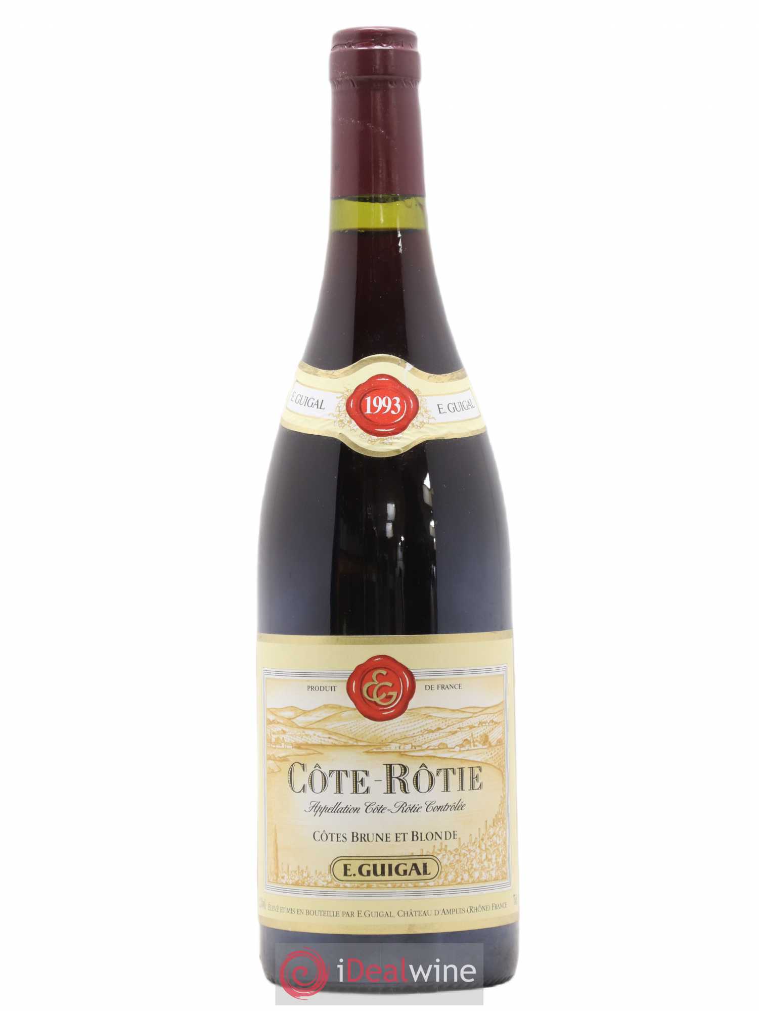 Côte-Rôtie Côtes Brune et Blonde Guigal 1993 - Lot de 1 bouteille - 0