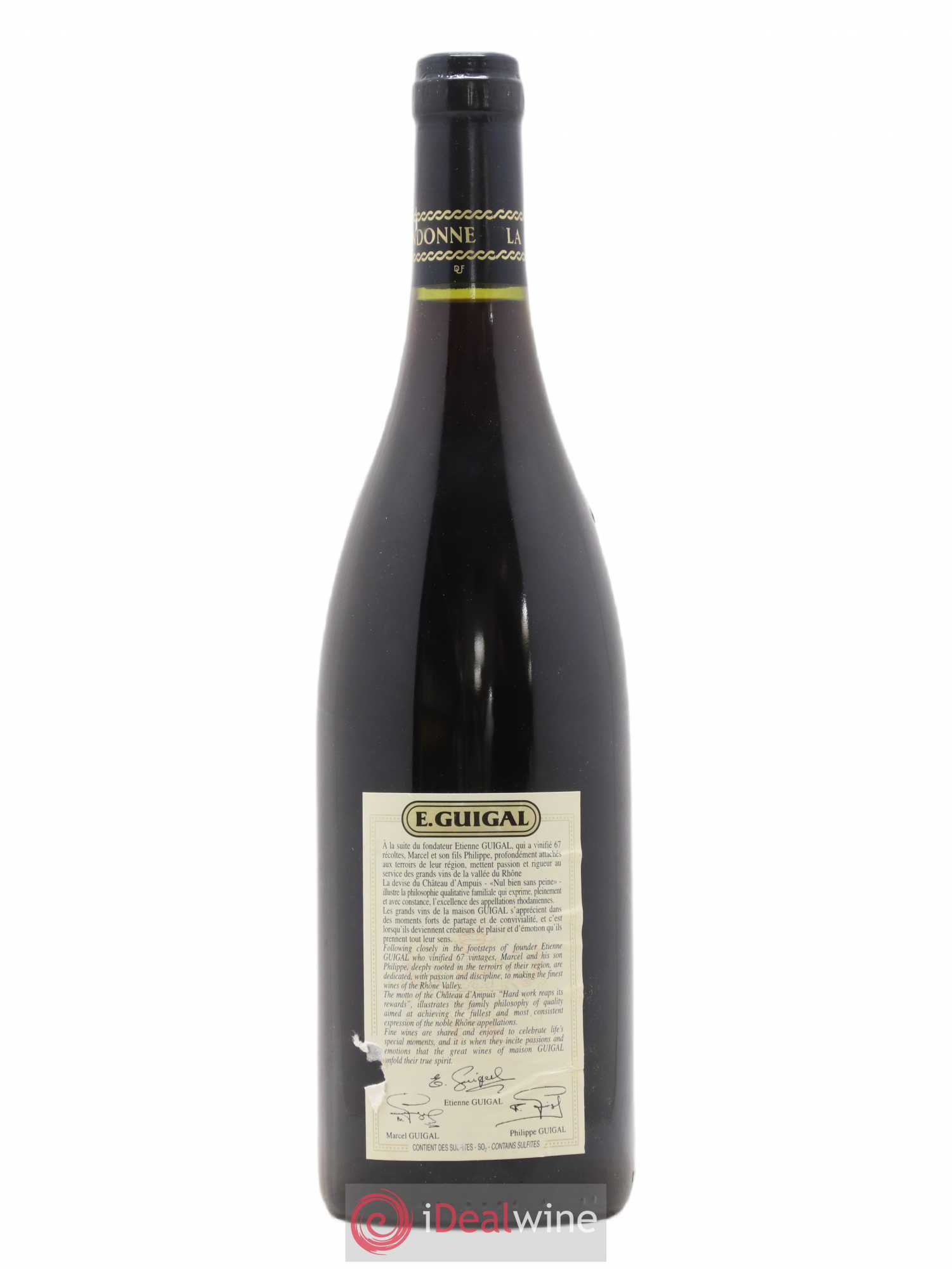 Côte-Rôtie La Landonne Guigal 2002 - Lot de 1 bouteille - 1