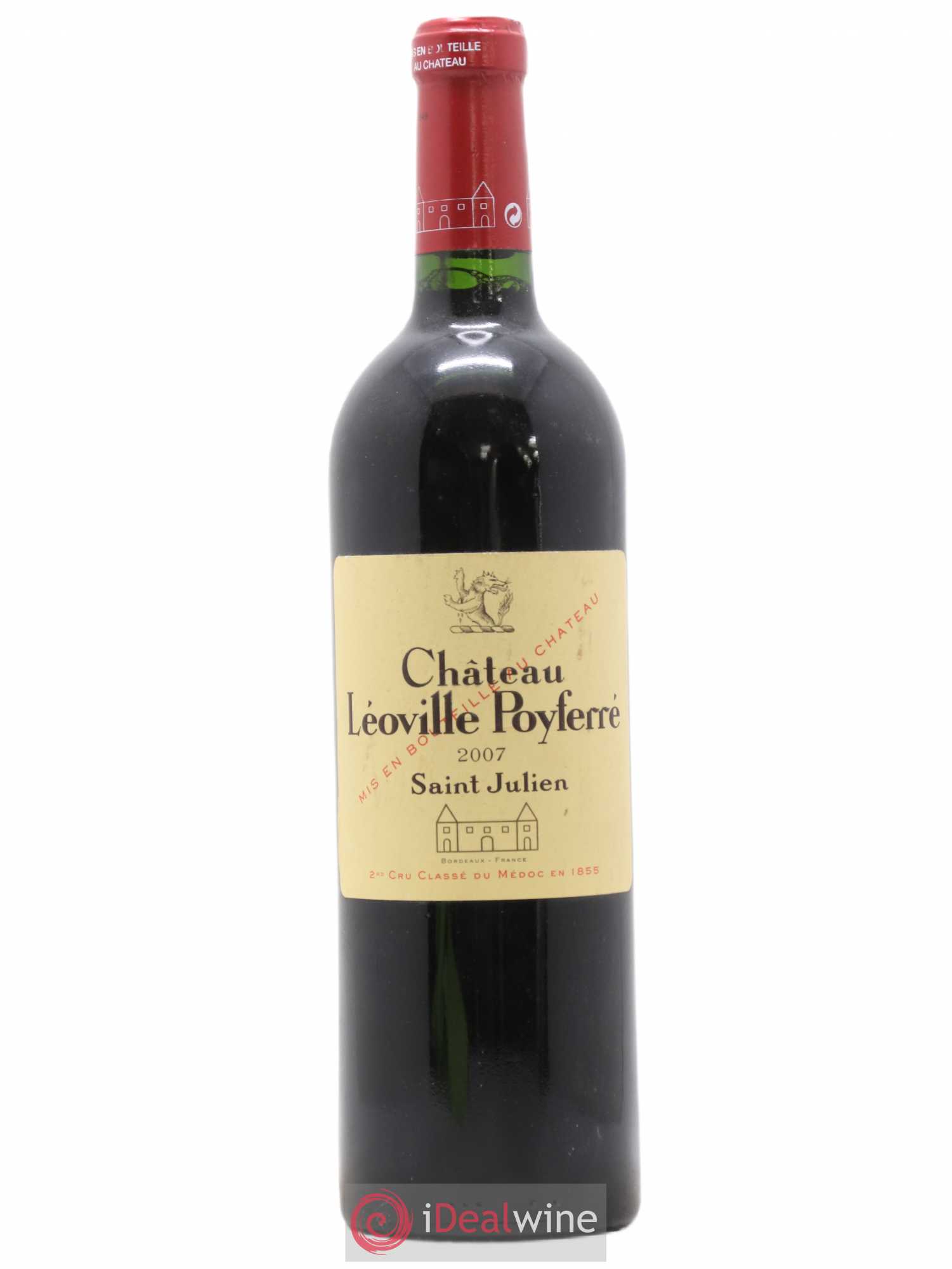 Château Léoville Poyferré 2ème Grand Cru Classé 2007 - Lot de 1 bouteille - 0