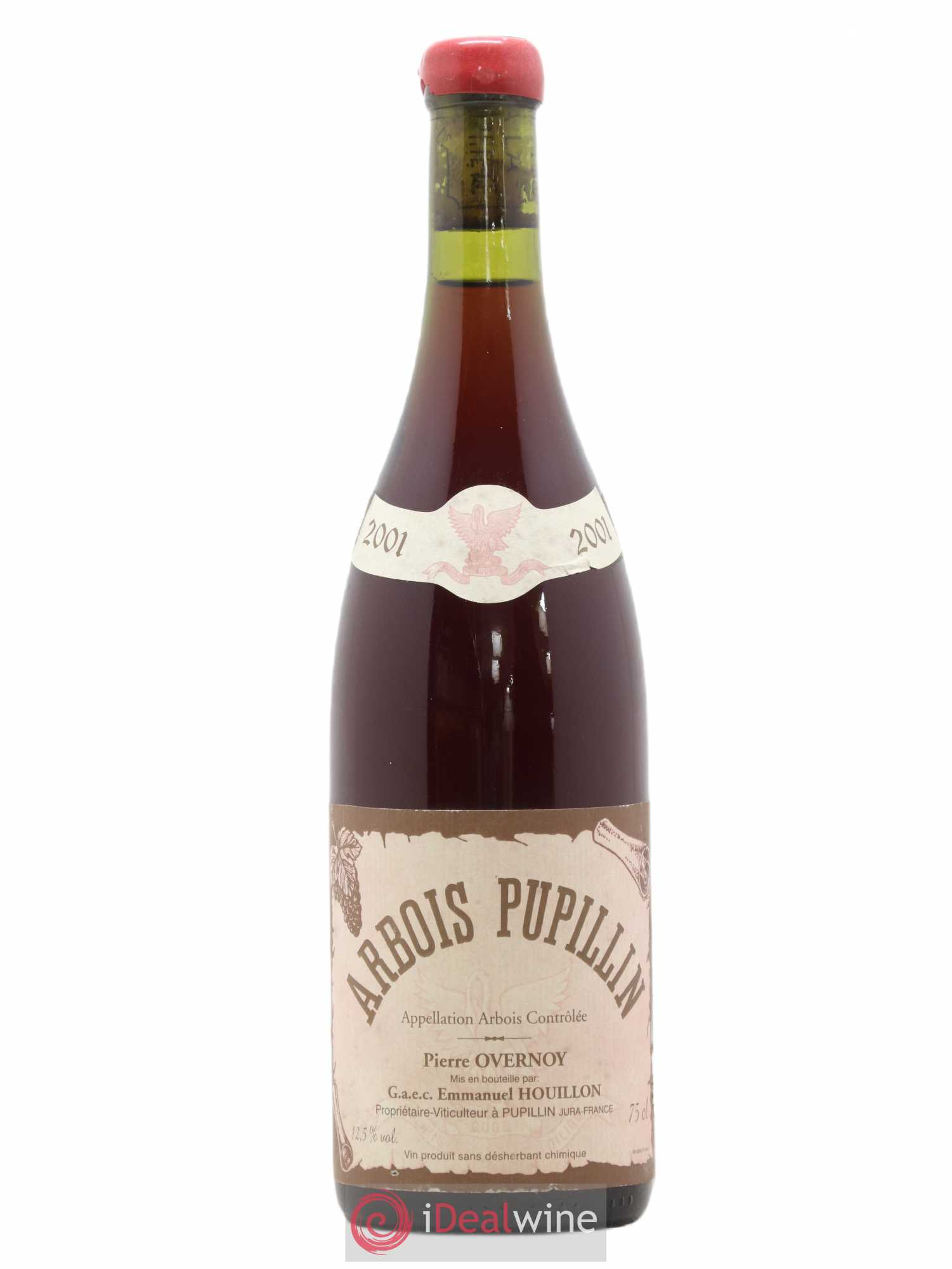 Arbois-Pupillin Poulsard (cire rouge) Overnoy-Houillon (Domaine) 2001 - Lot de 1 bouteille - 0