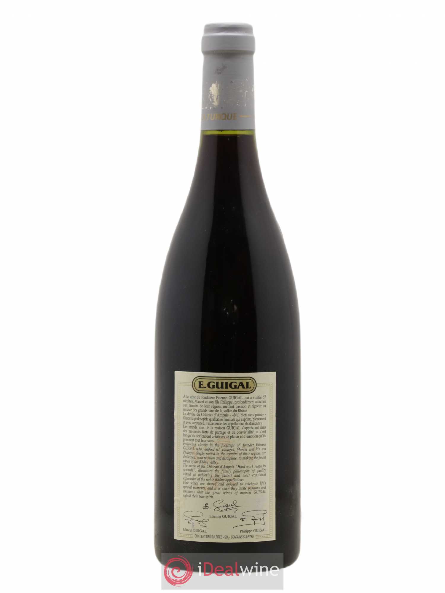 Côte-Rôtie La Turque Guigal 2002 - Lot de 1 bouteille - 1