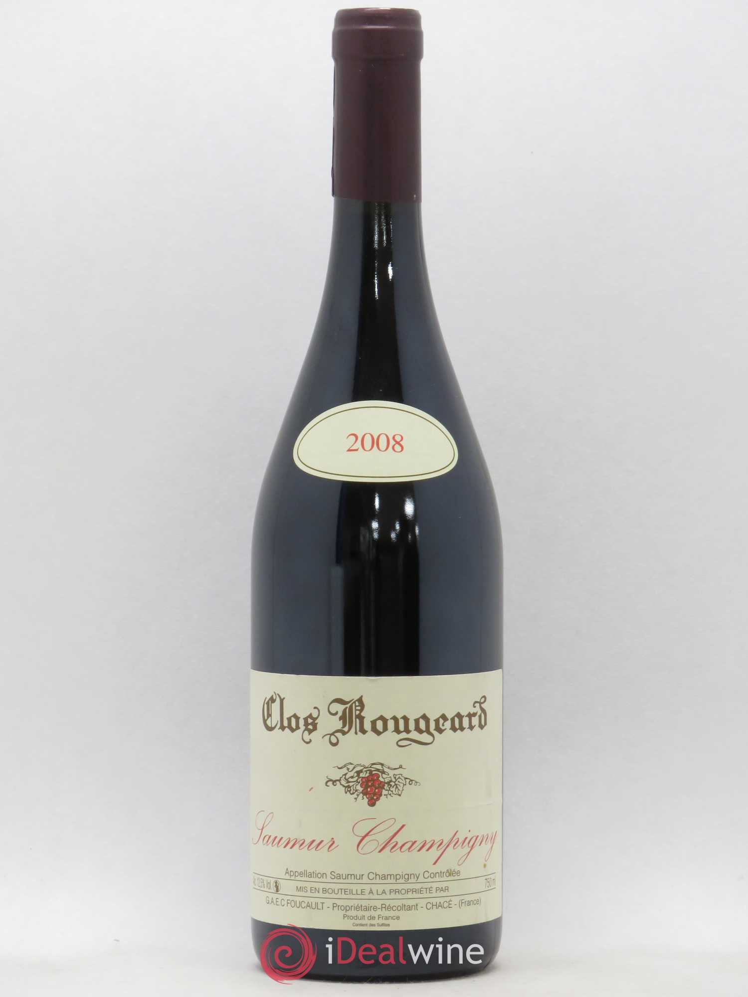 Saumur-Champigny Clos Rougeard 2008 - Lot de 1 bouteille - 0