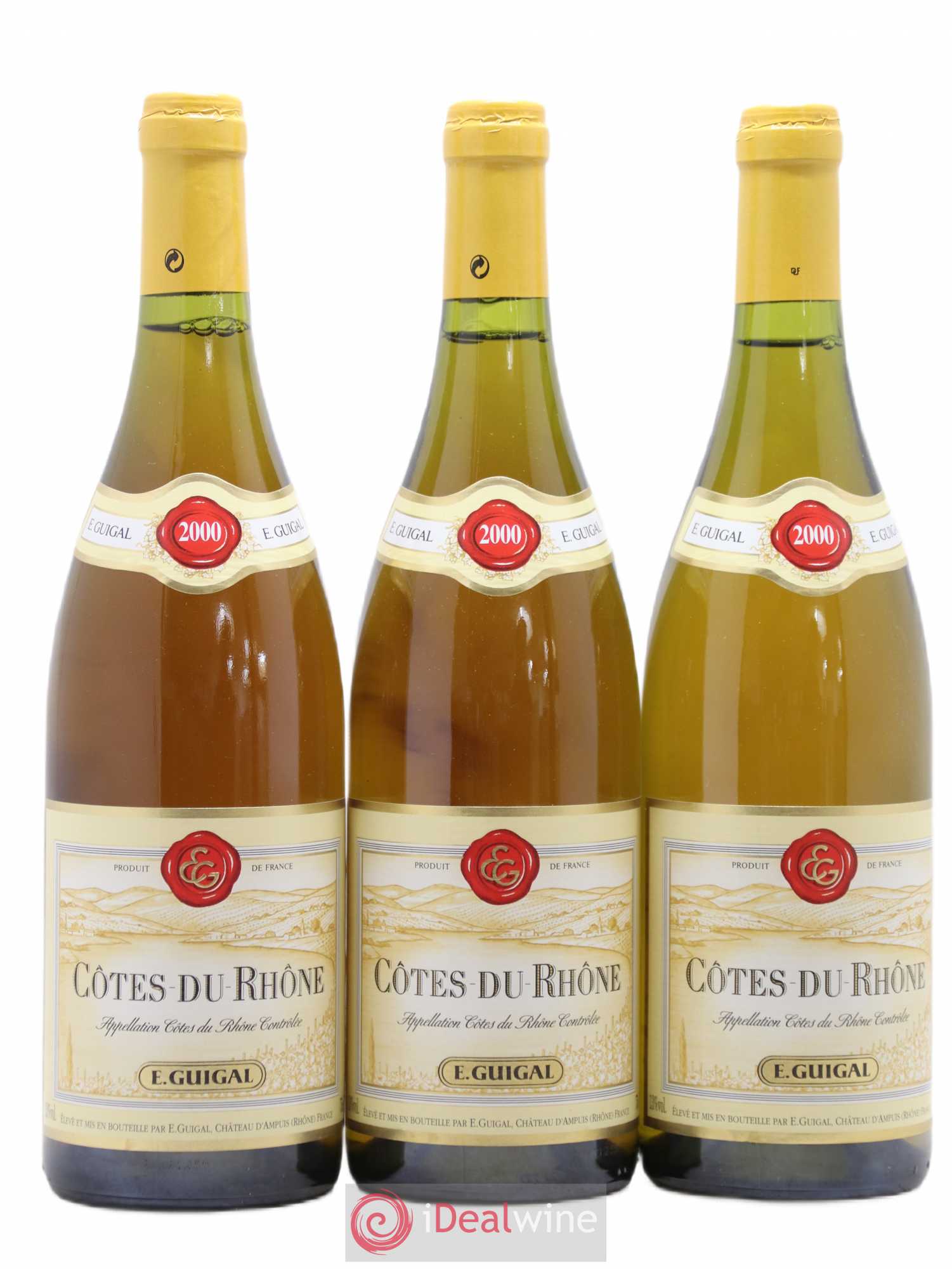 Côtes-du-Rhône Guigal 2000 - Lot de 3 bouteilles - 0