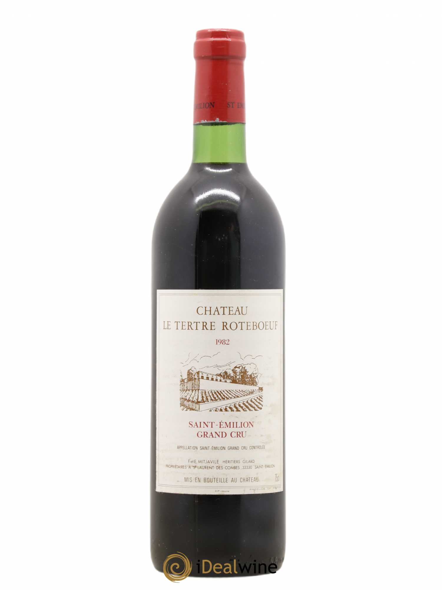 Château Tertre Roteboeuf 1982 - Lot de 1 bouteille - 0