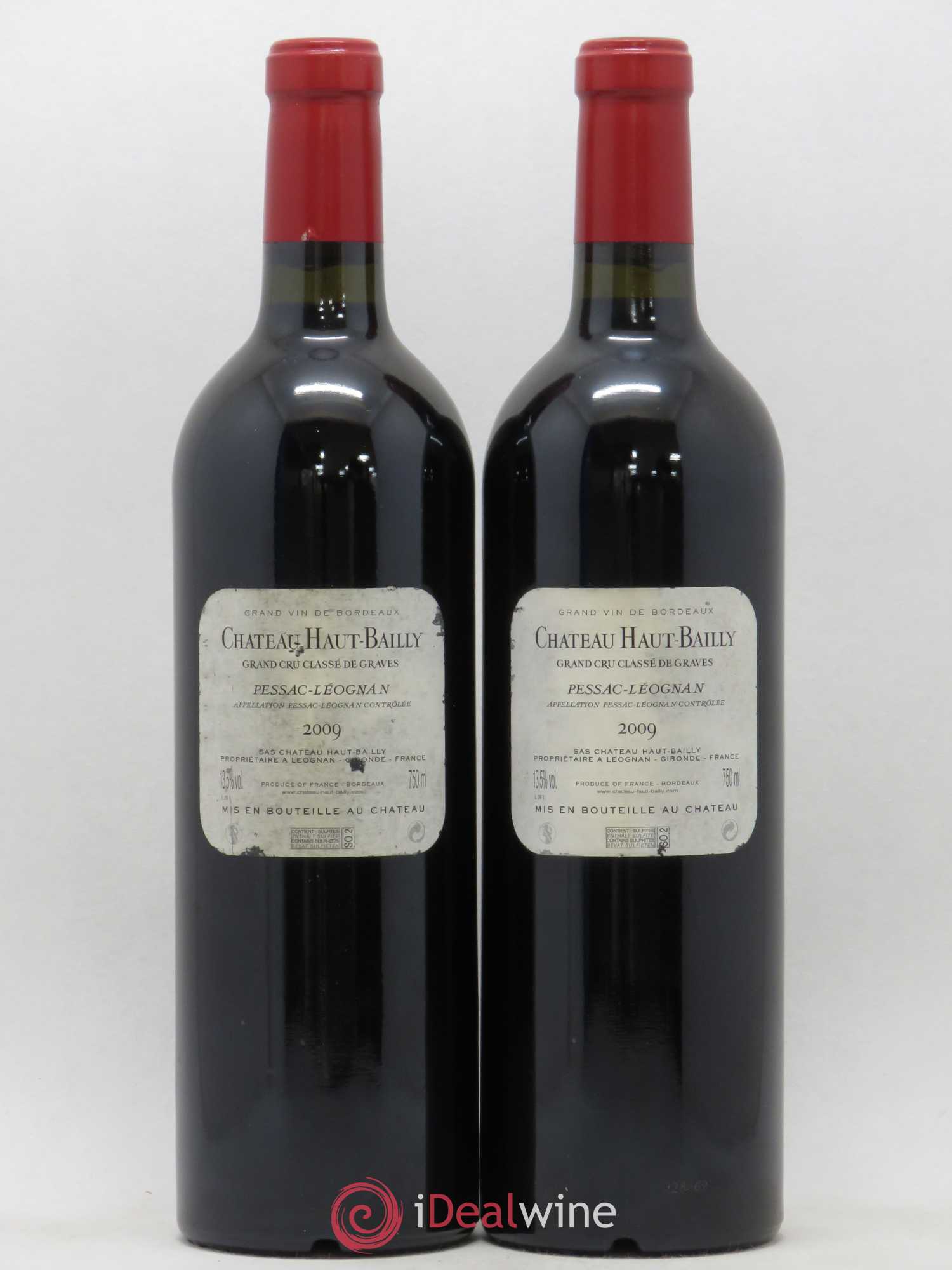Château Haut-Bailly Cru Classé de Graves 2009 - Lot de 2 bouteilles - 1