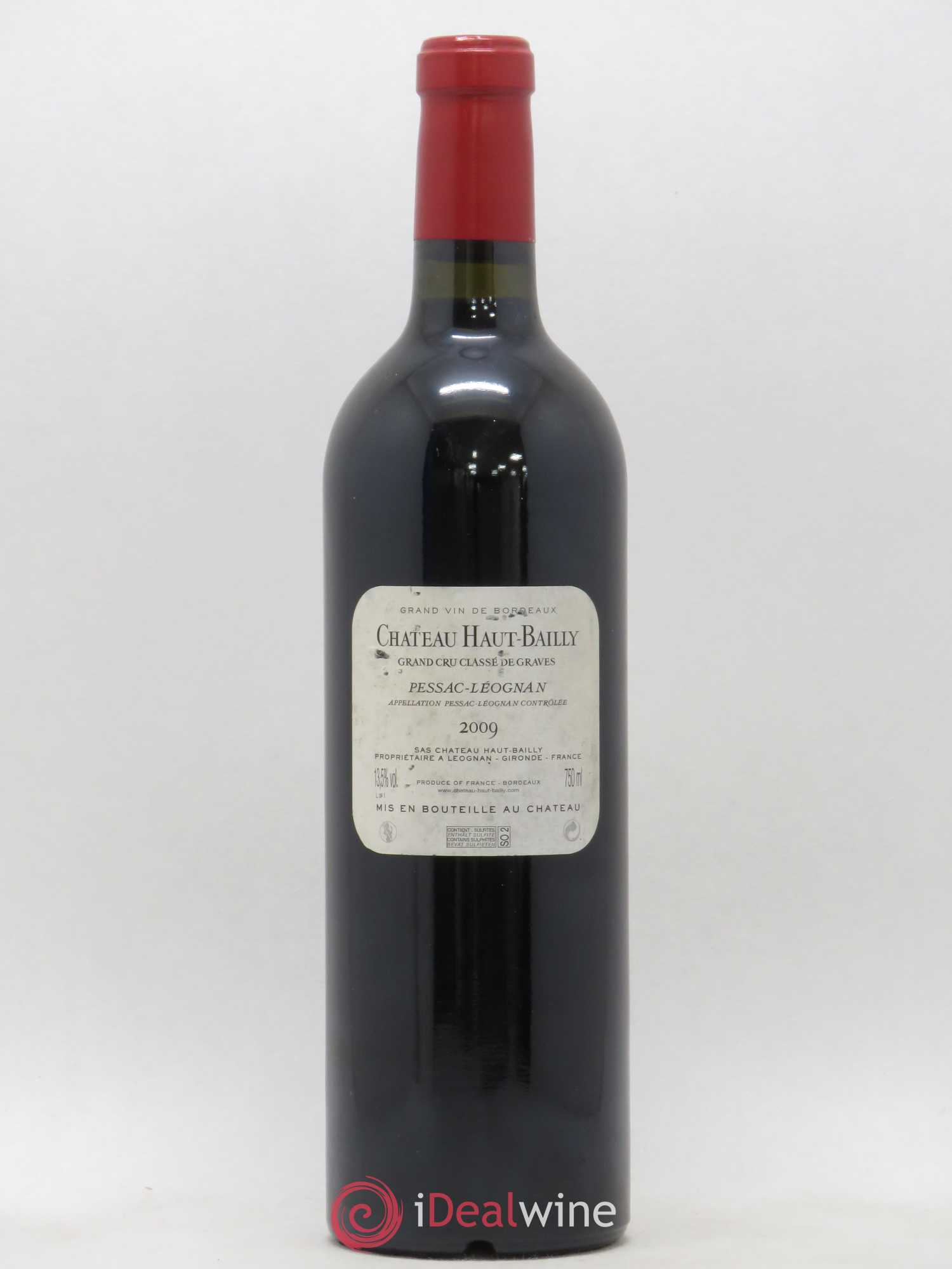 Château Haut-Bailly Cru Classé de Graves 2009 - Lot de 1 bouteille - 1