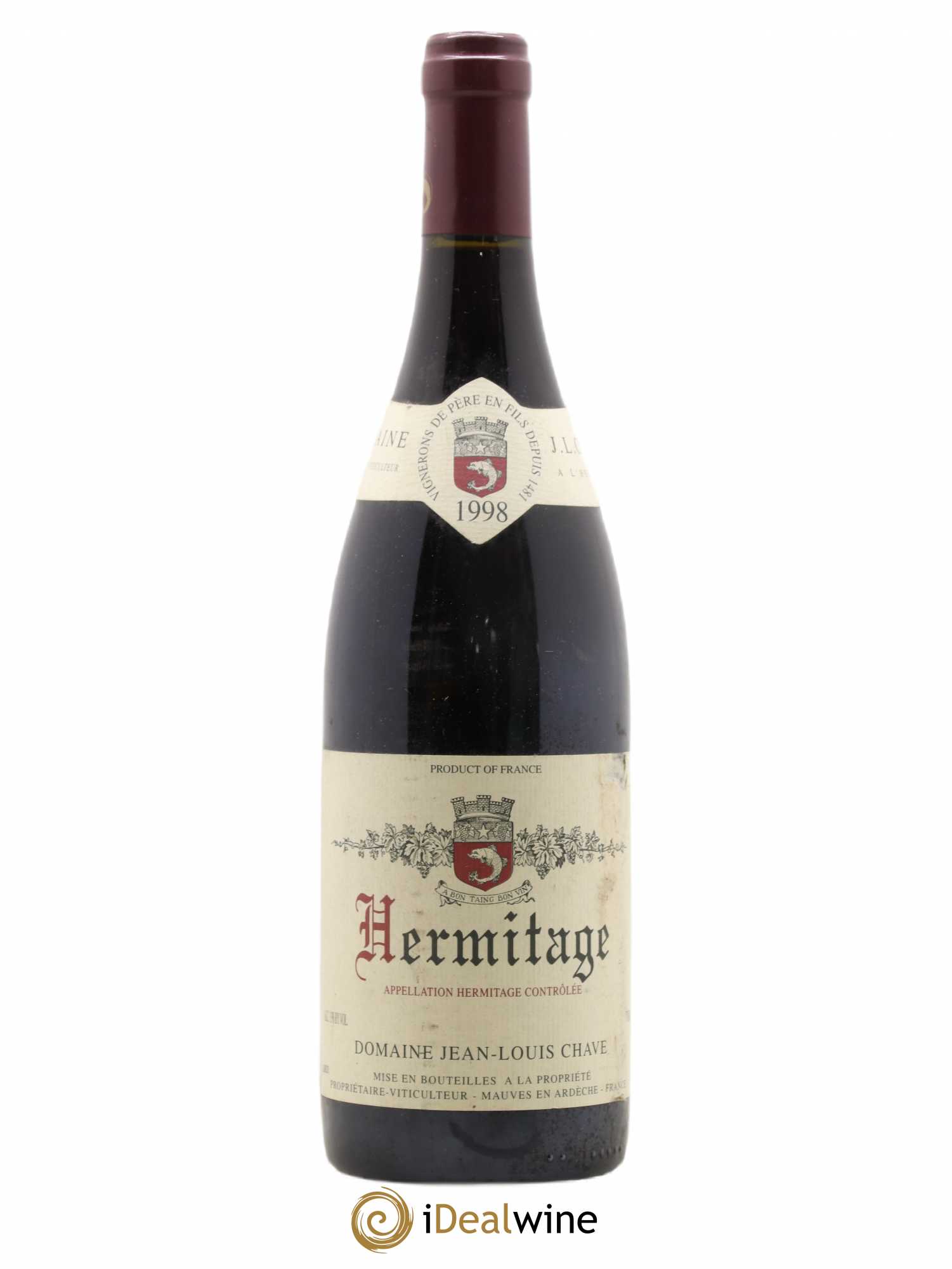 Hermitage Jean-Louis Chave 1998 - Lot de 1 bouteille - 0