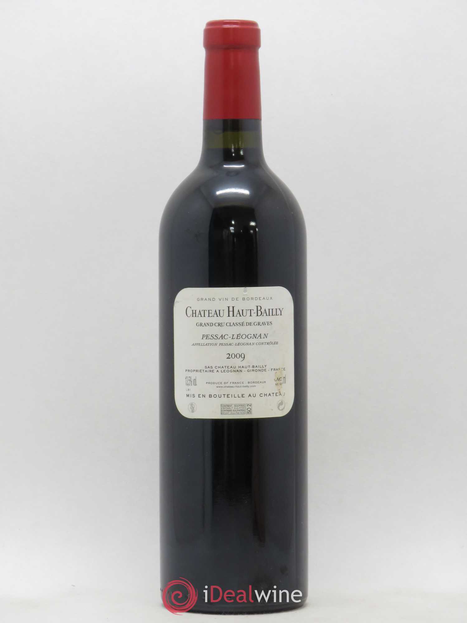 Château Haut-Bailly Cru Classé de Graves 2009 - Lot de 1 bouteille - 1