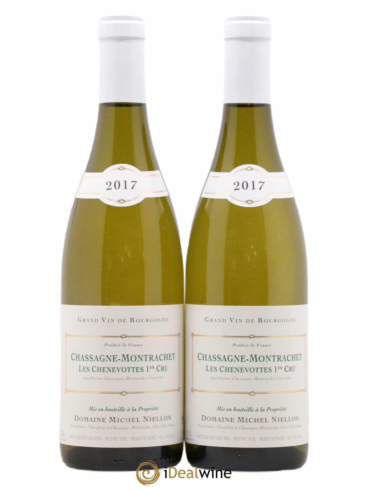 Chassagne-Montrachet 1er Cru les Chenevottes Michel Niellon 2017 - Posten von 2 Flaschen - 0
