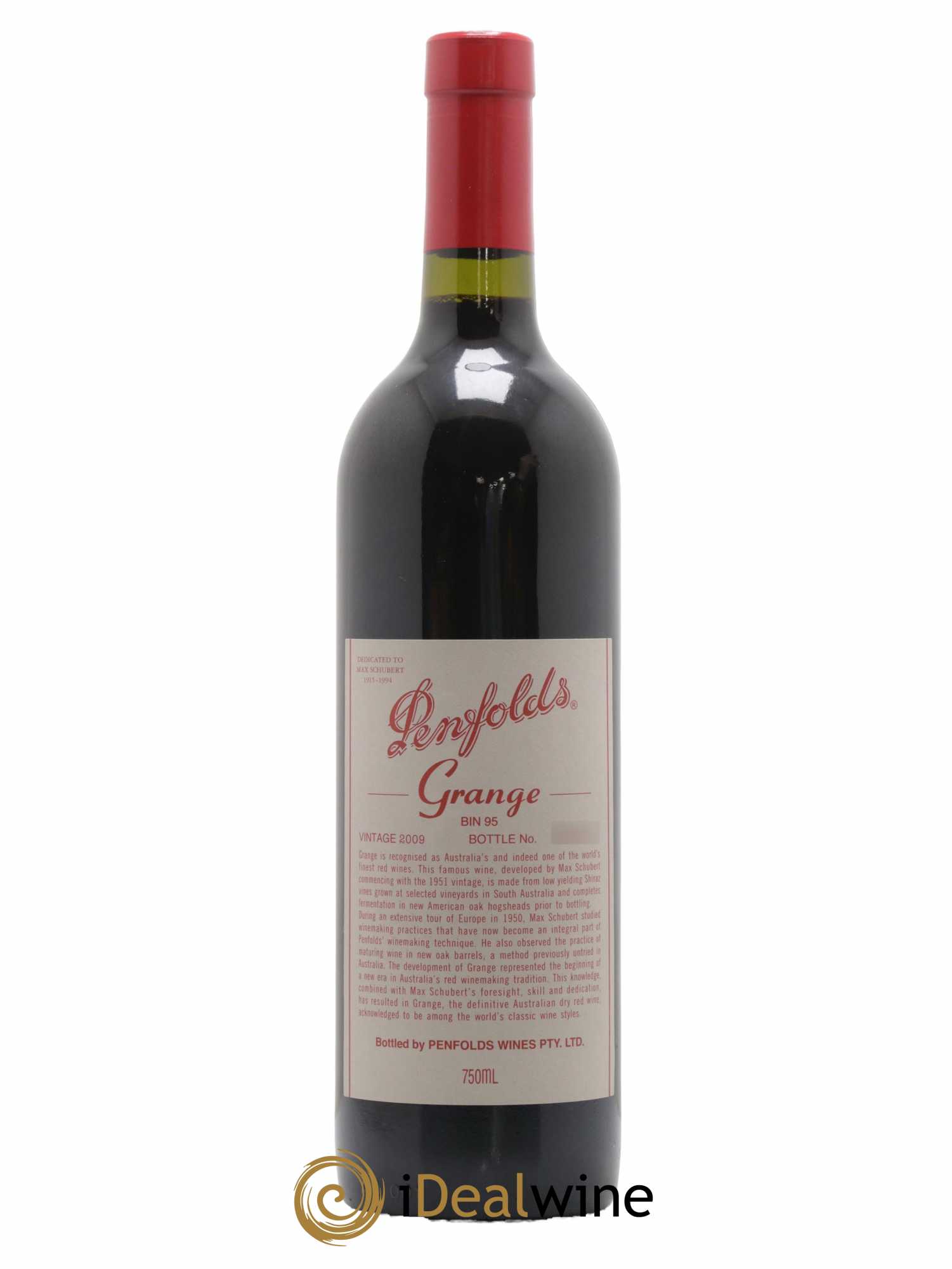 South Australia Penfolds Wines Grange 2009 - Lot de 1 bouteille - 0