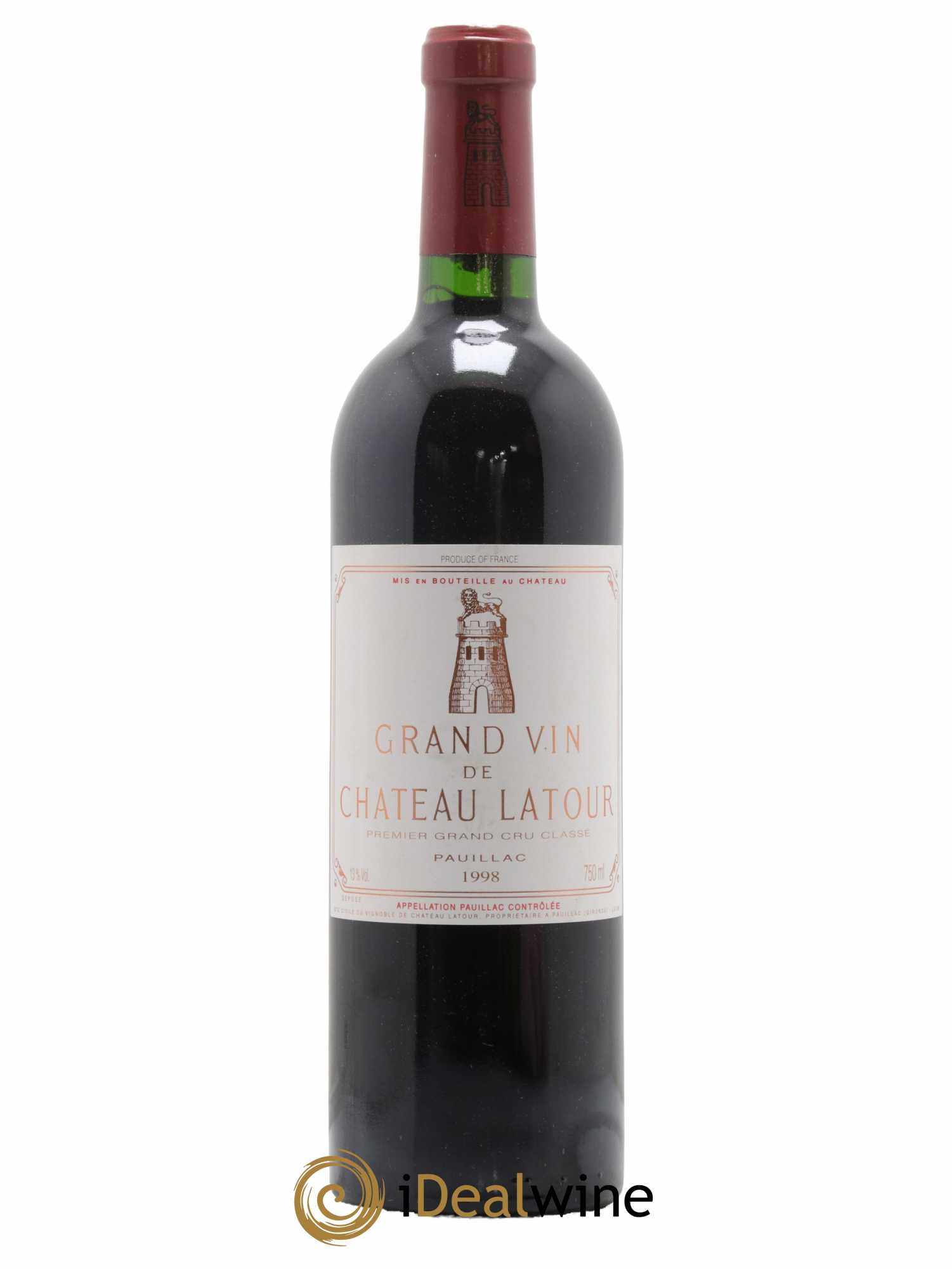 Château Latour 1er Grand Cru Classé 1998 - Lot de 1 bouteille - 0