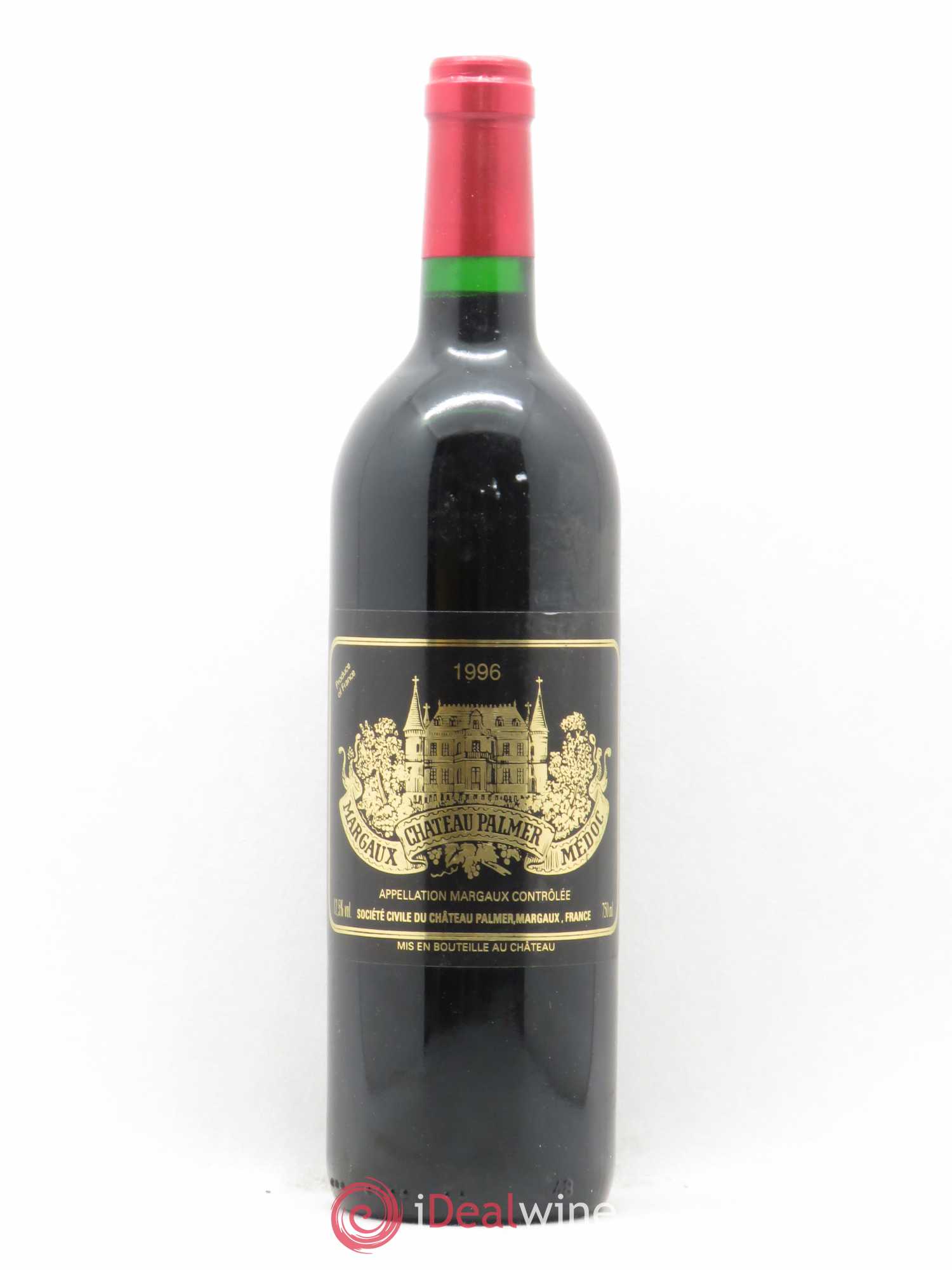 Château Palmer 3ème Grand Cru Classé 1996 - Lot de 1 bouteille - 0