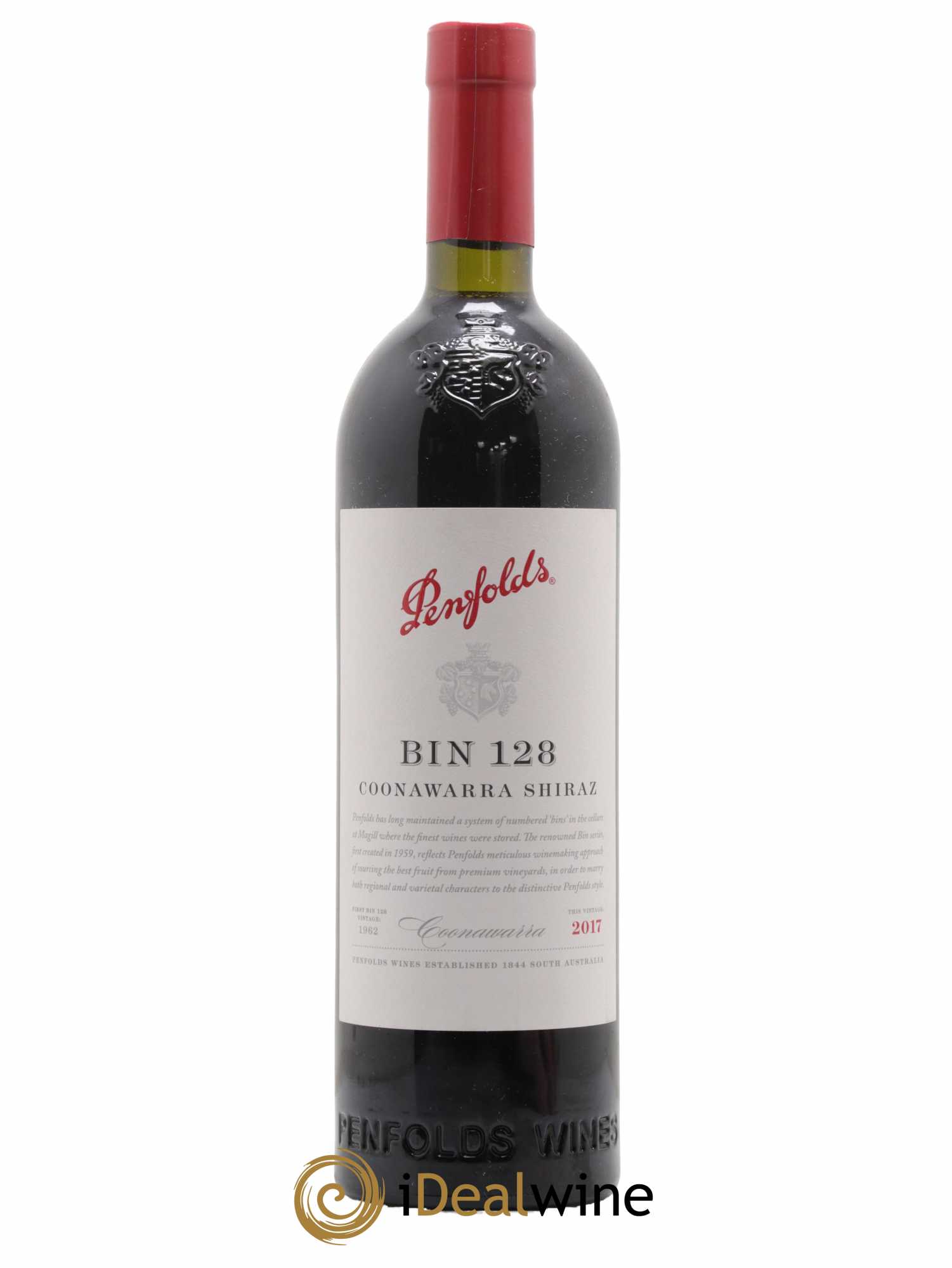 Coonawarra Penfolds Wines Bin 128 Shiraz 2017 - Lot de 1 bouteille - 0
