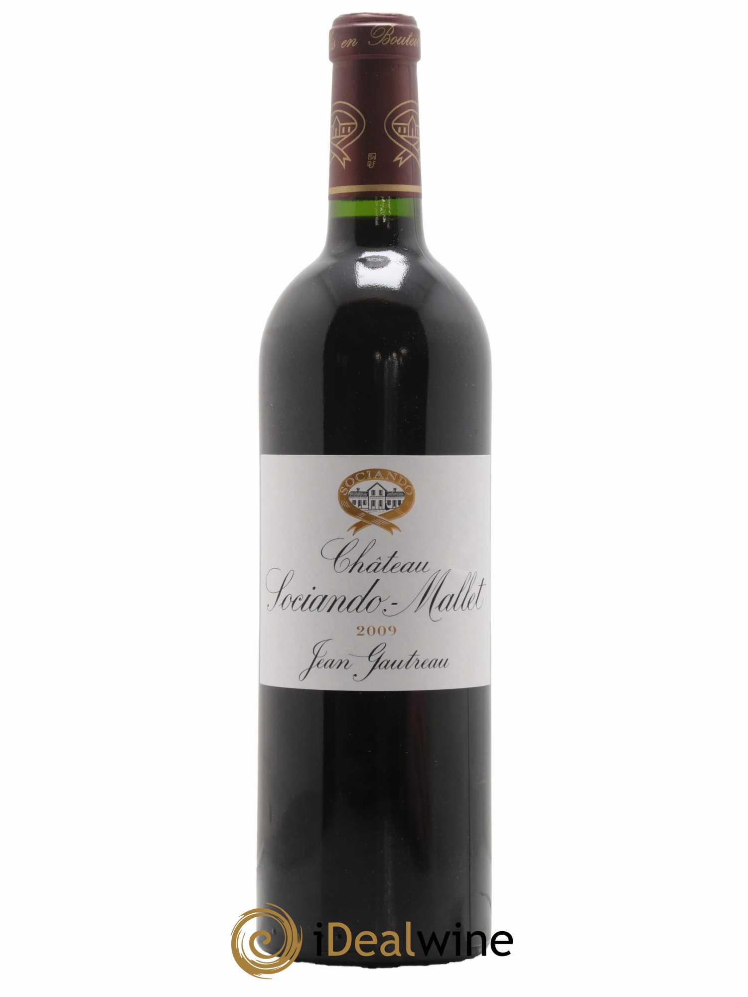 Château Sociando Mallet 2009 - Lot de 1 bouteille - 0
