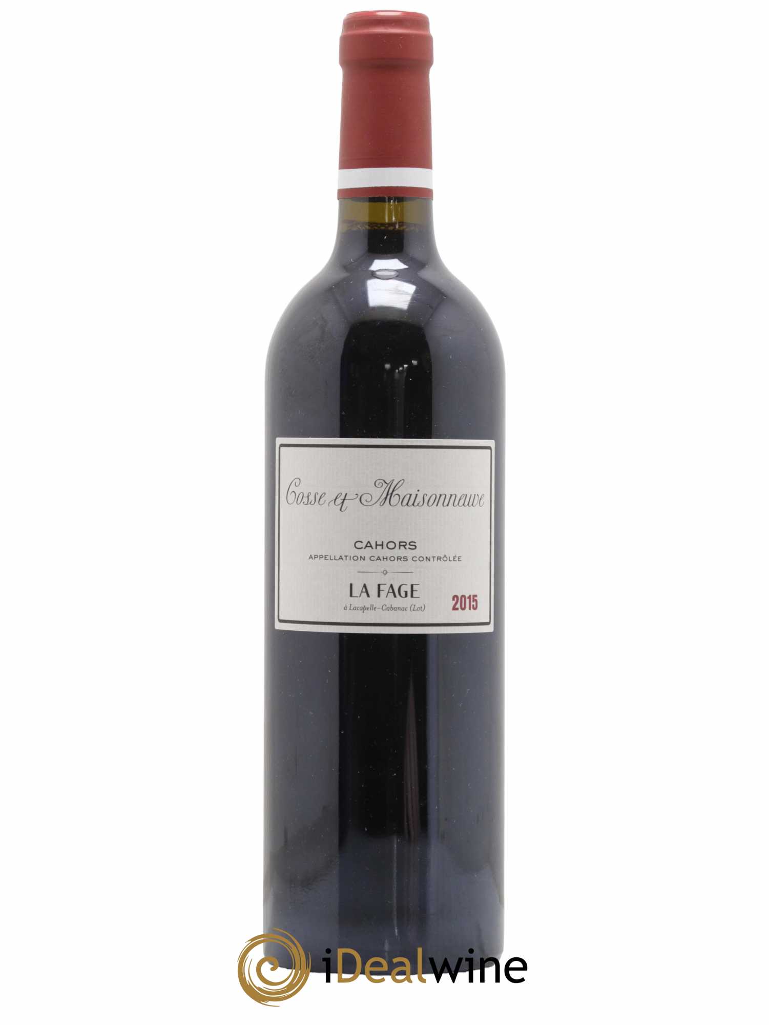 Cahors La Fage Cosse-Maisonneuve (Domaine) 2015 - Lot de 1 bouteille - 0