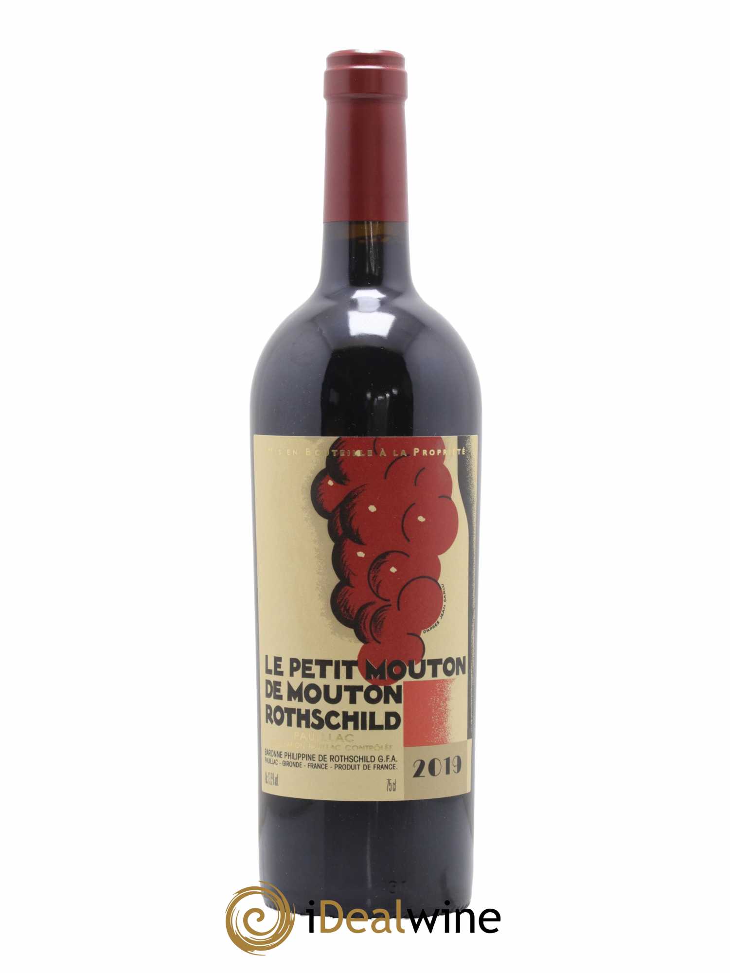 Petit Mouton Second Vin 2019 - Lot de 1 bouteille - 0