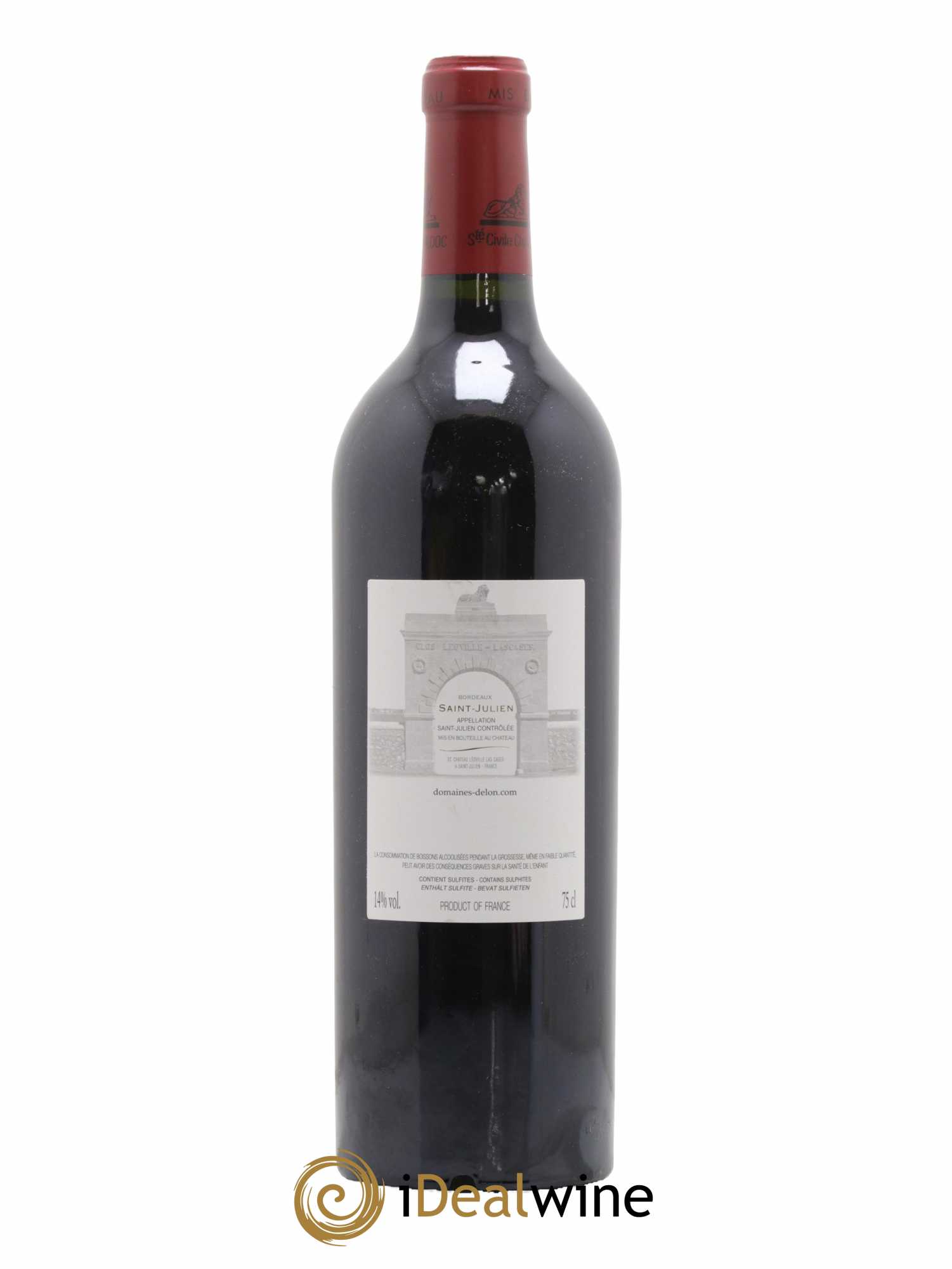 Château Léoville Las Cases 2ème Grand Cru Classé 2019 - Lot de 1 bouteille - 1