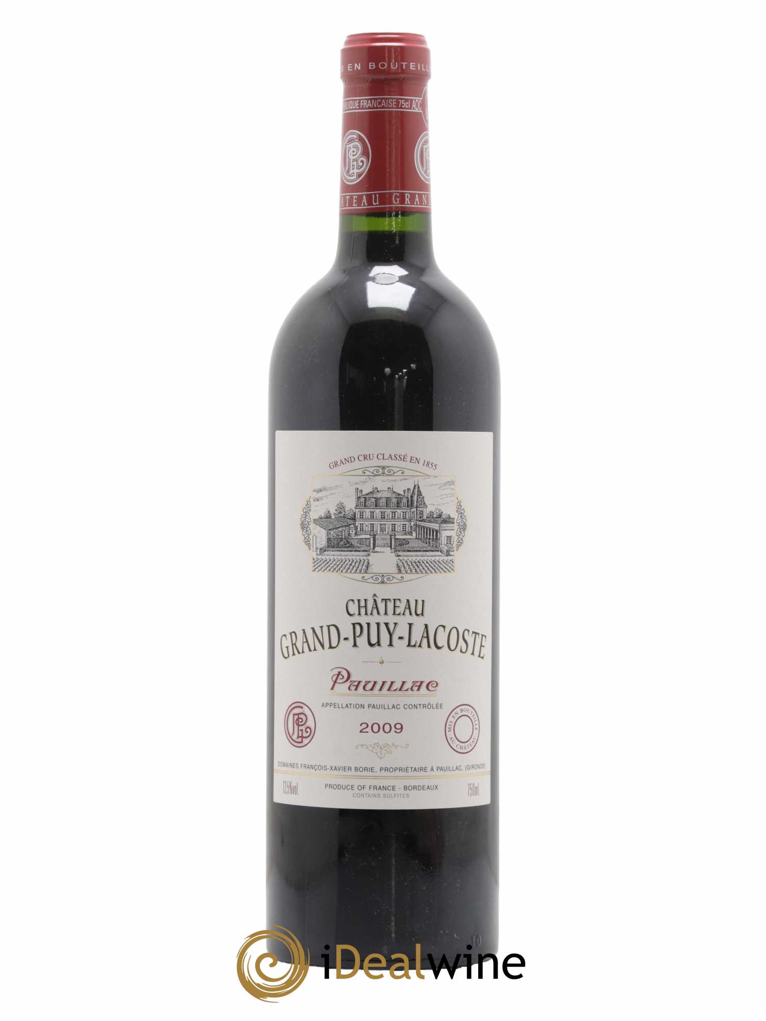 Château Grand Puy Lacoste 5ème Grand Cru Classé 2009 - Lot de 1 bouteille - 0