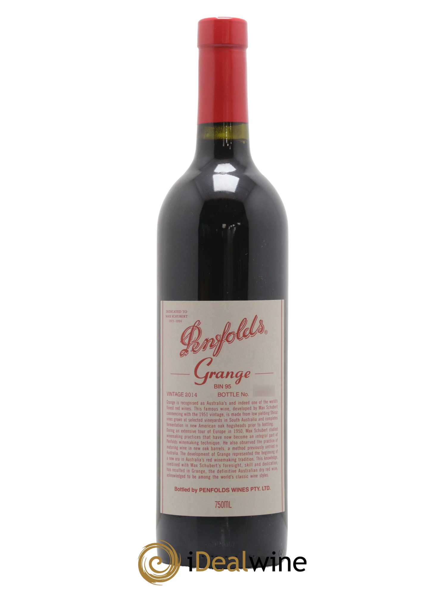South Australia Penfolds Wines Grange BIN 95 2014 - Lot de 1 bouteille - 0