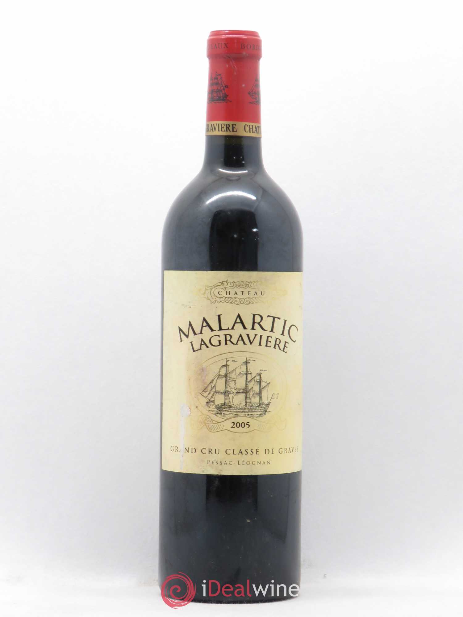 Château Malartic-Lagravière Cru Classé de Graves 2005 - Lot de 1 bouteille - 0