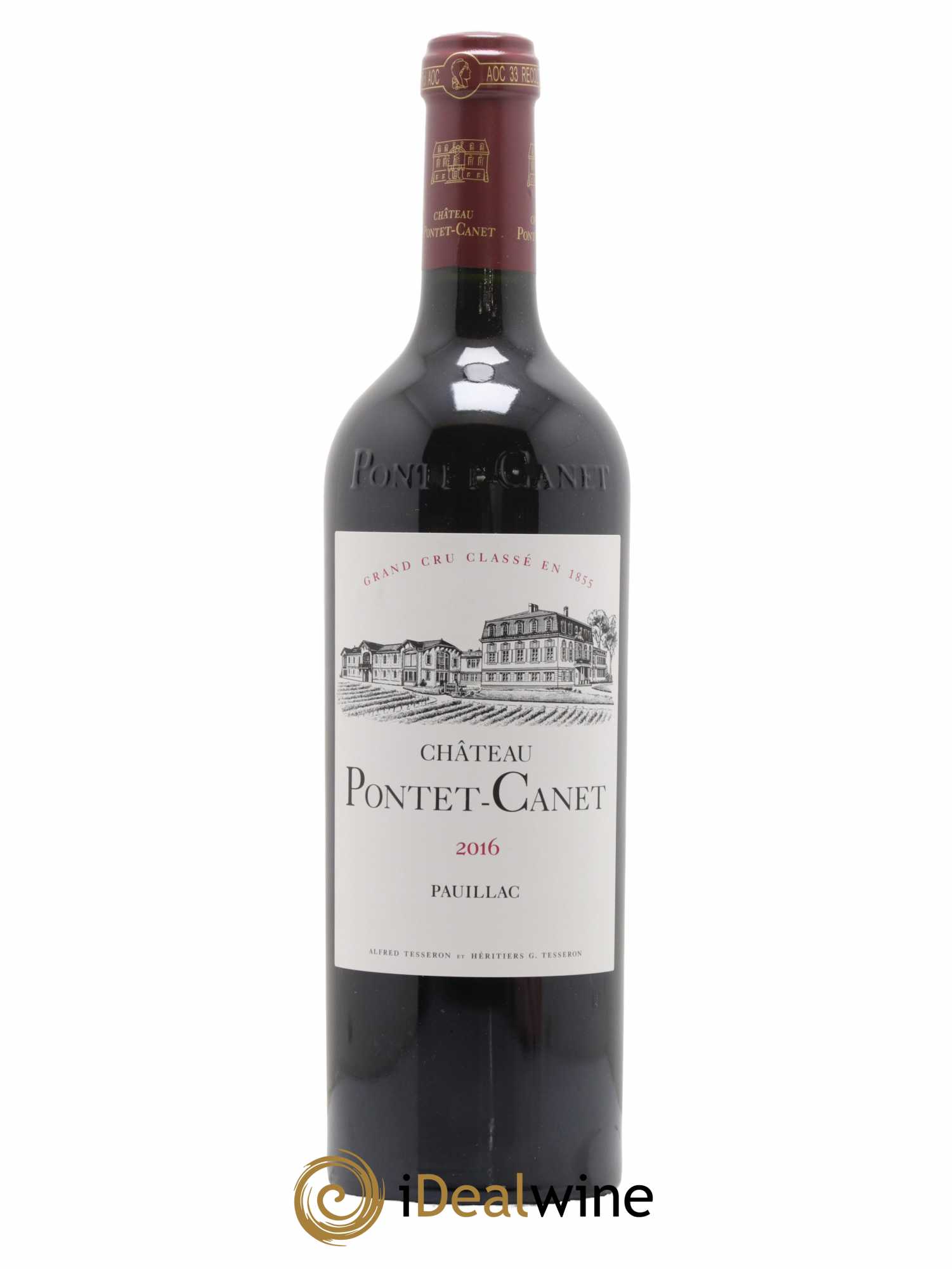 Château Pontet Canet 5ème Grand Cru Classé 2016 - Lot de 1 bouteille - 0