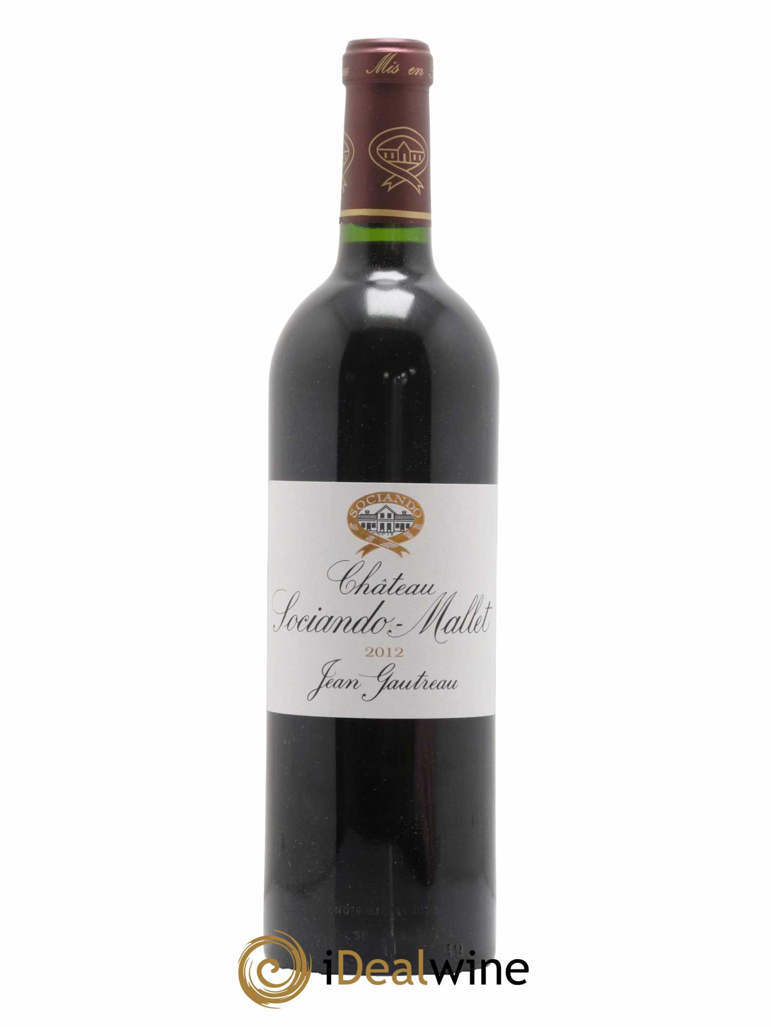 Château Sociando Mallet 2012 - Lot de 1 bouteille - 0